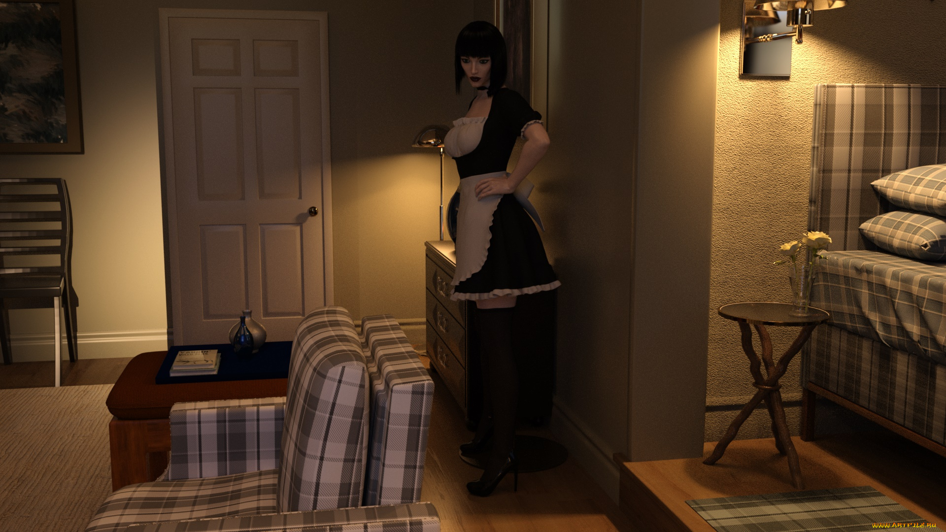 3д, графика, люди, , people, девушка, фон, взгляд