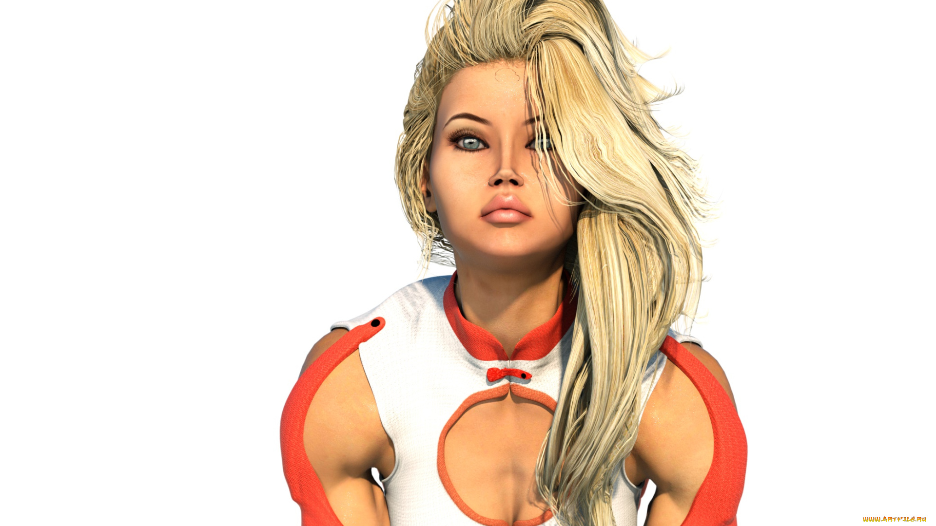 3д, графика, люди, , people, девушка, взгляд, фон