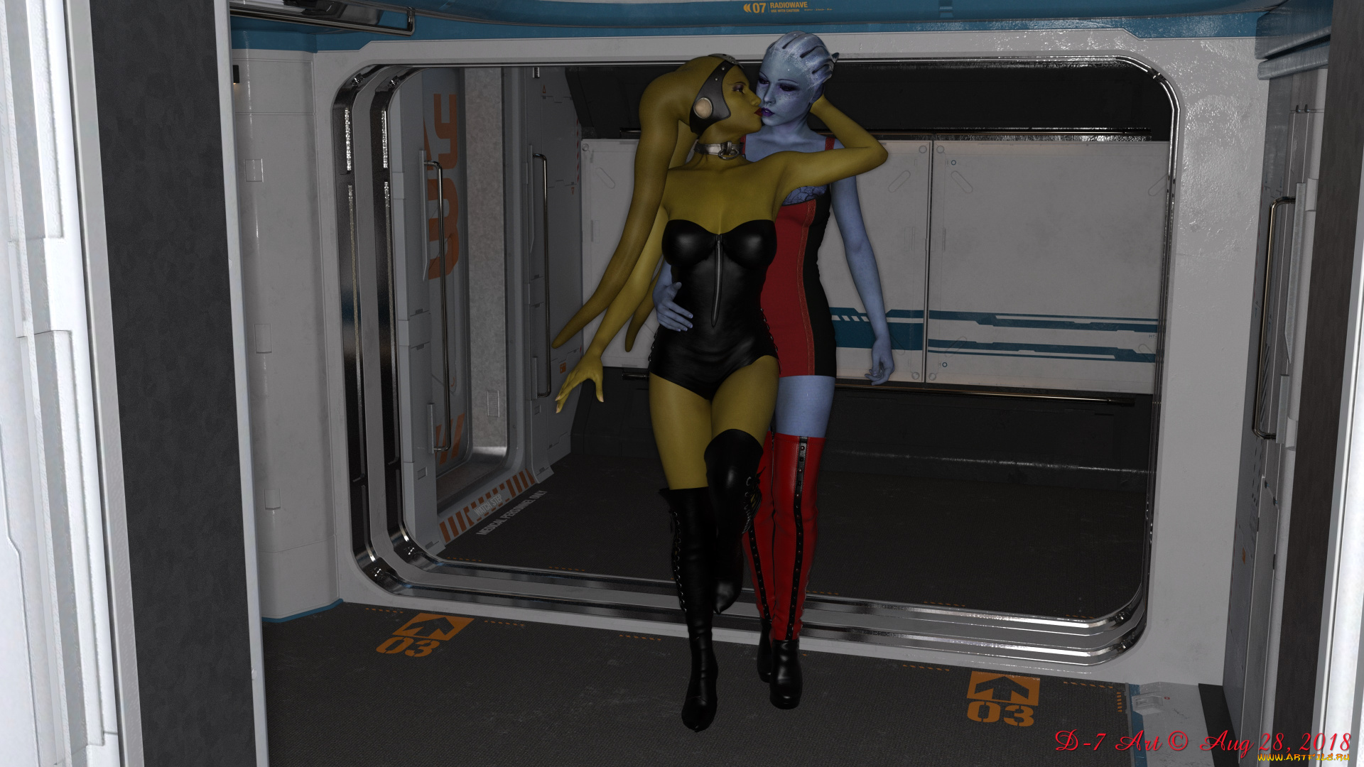 3д, графика, существа, , creatures, фон, взгляд, девушки