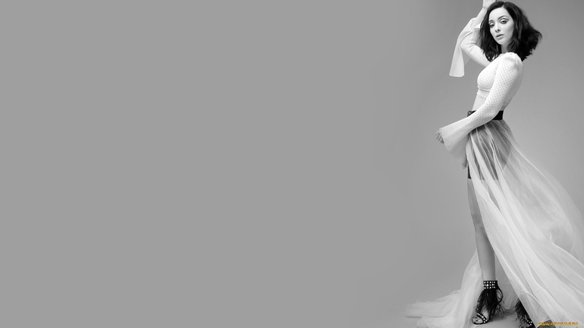 девушки, emma, dumont, черно-белая, брюнетка, наряд