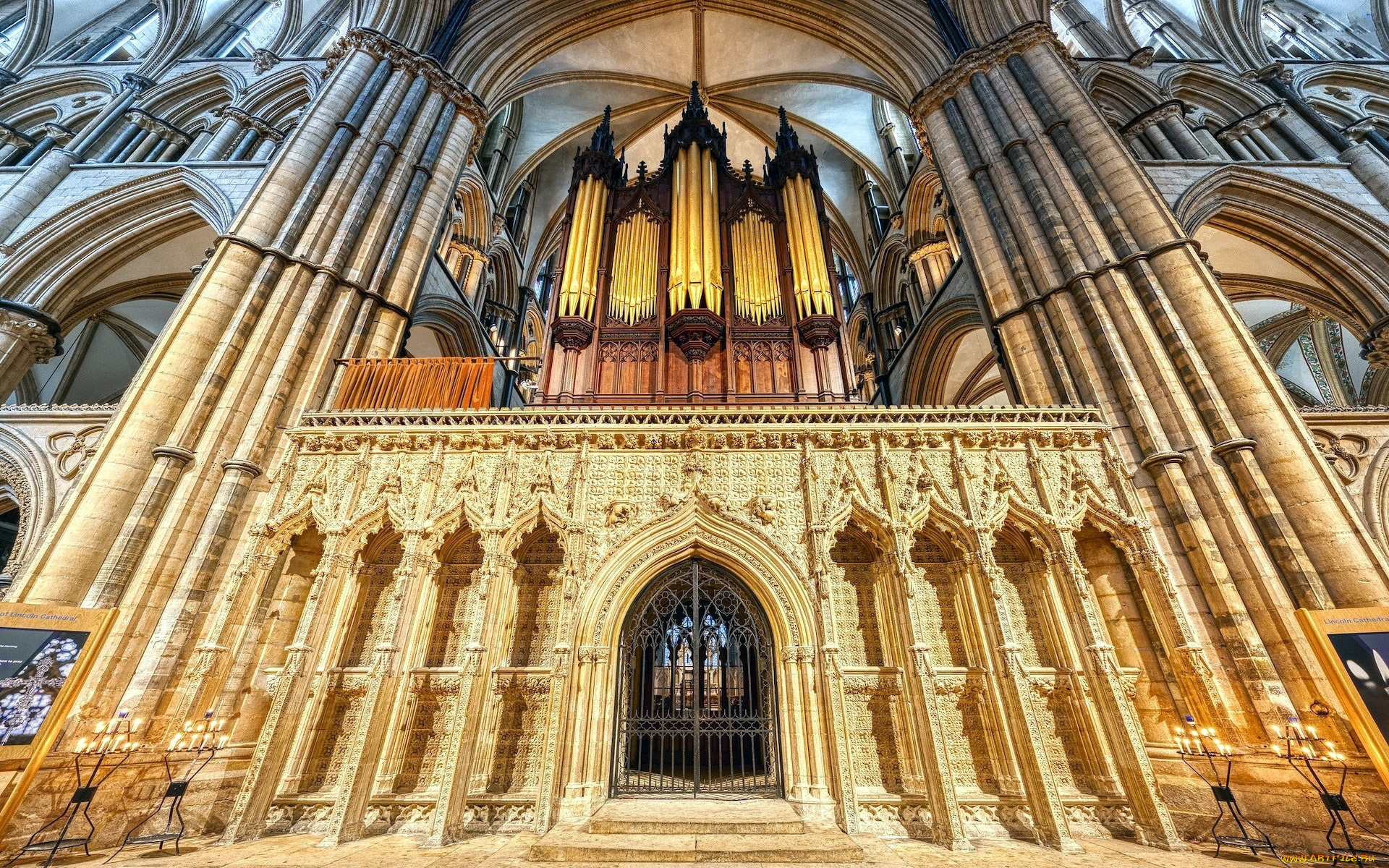 интерьер, убранство, , роспись, храма, орган