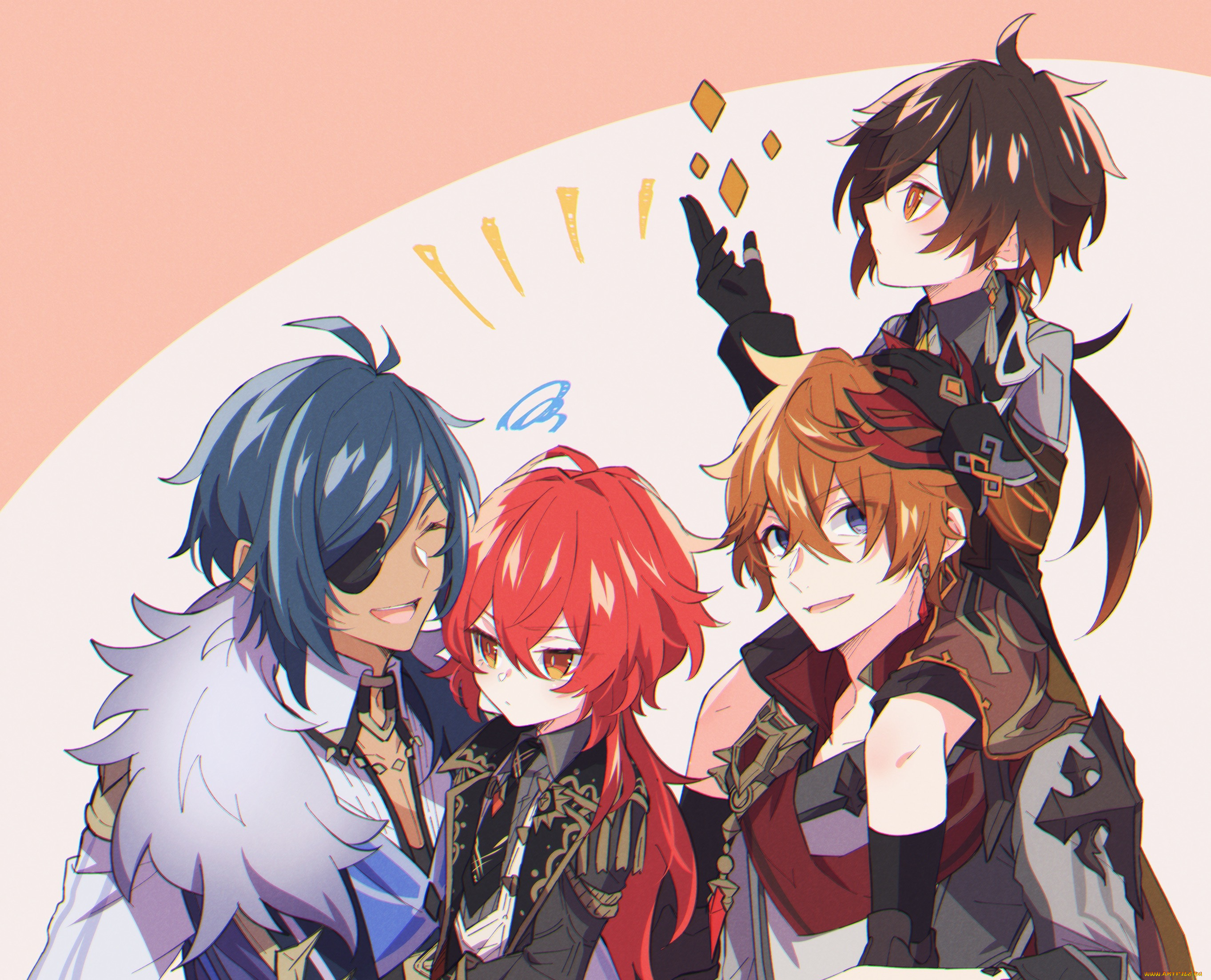 аниме, genshin, impact, genshin, impact