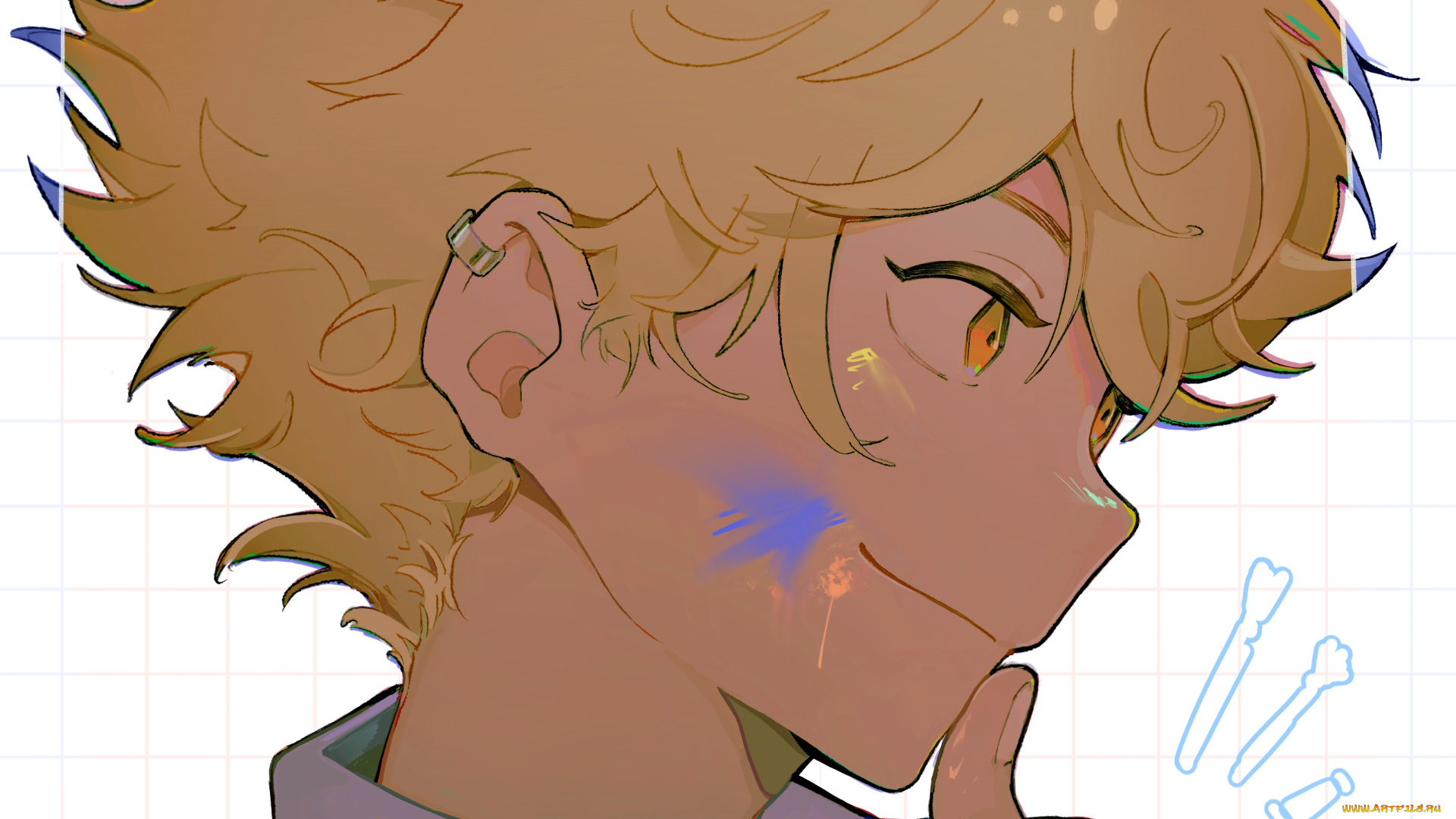 аниме, blue, period, blue, period