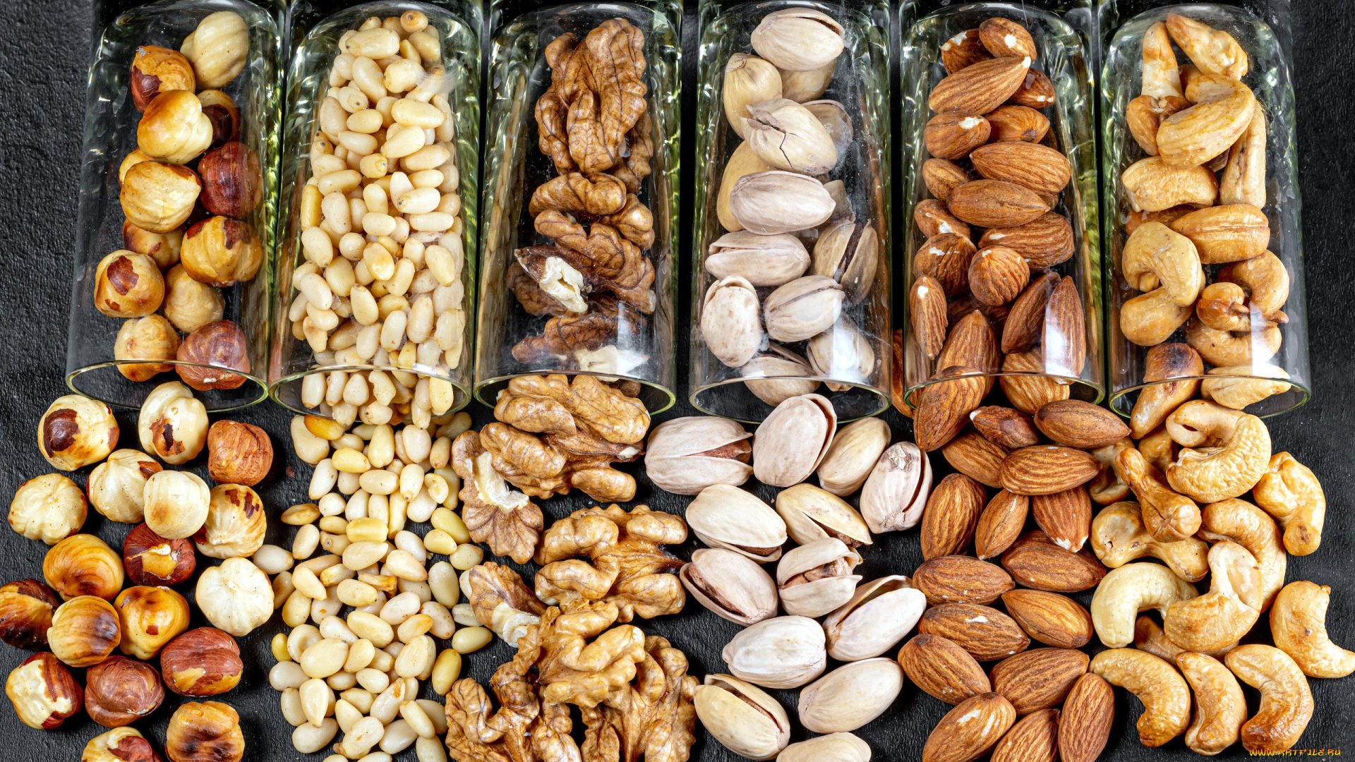 еда, орехи, , каштаны, , какао-бобы, фисташки, фундук, миндаль, ассорти