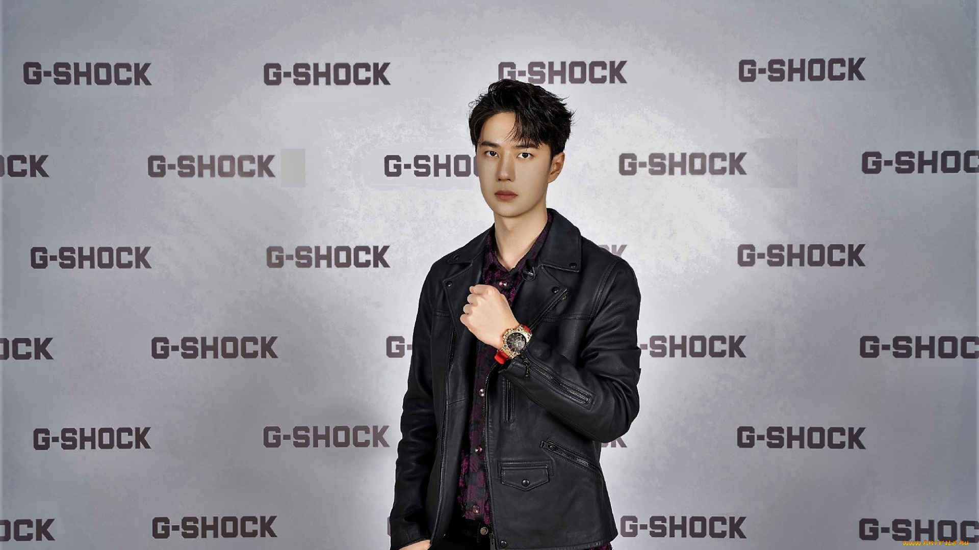 мужчины, wang, yi, bo, актер, куртка, часы