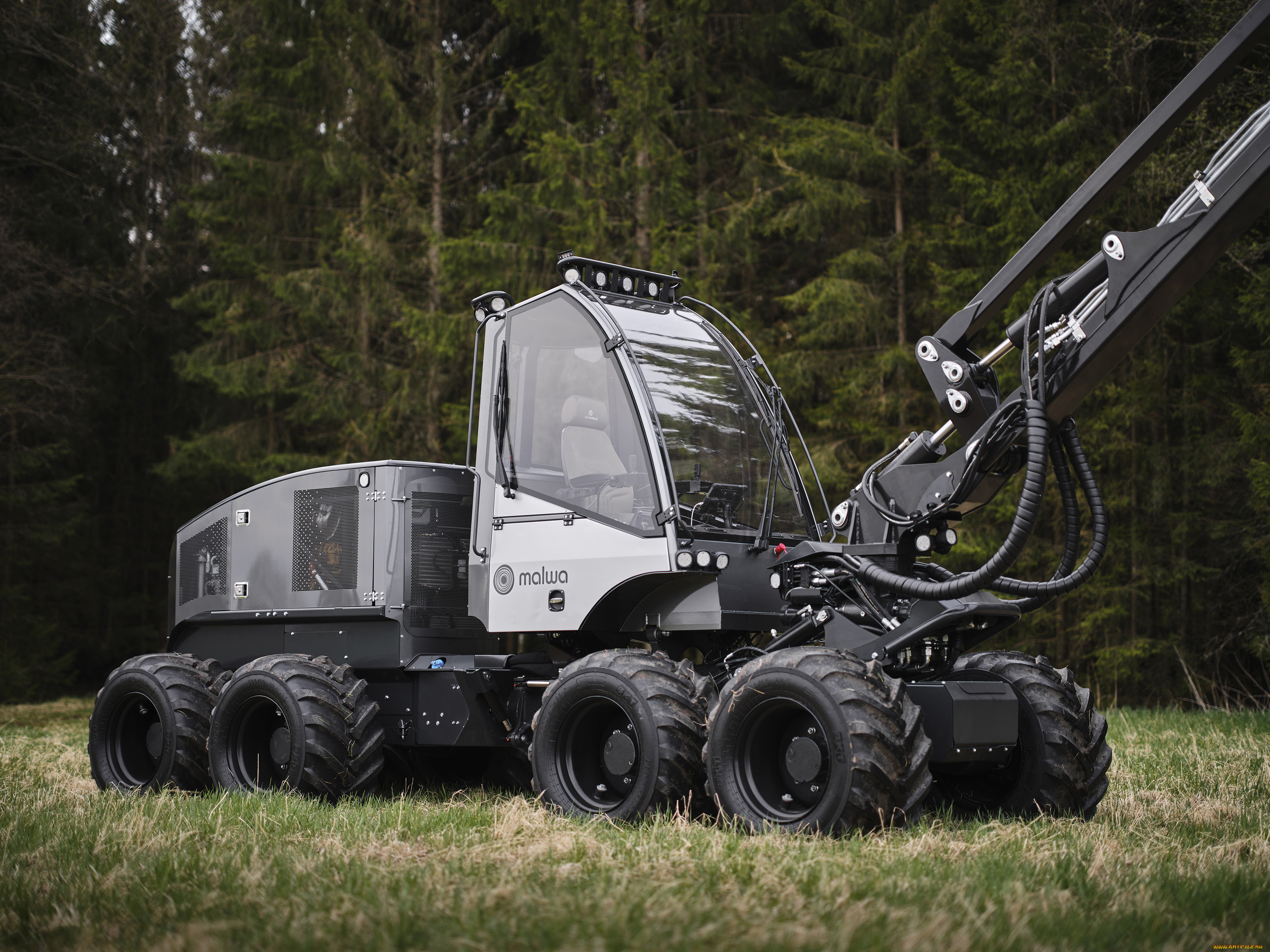 техника, лесоповалочная, техника, malwa