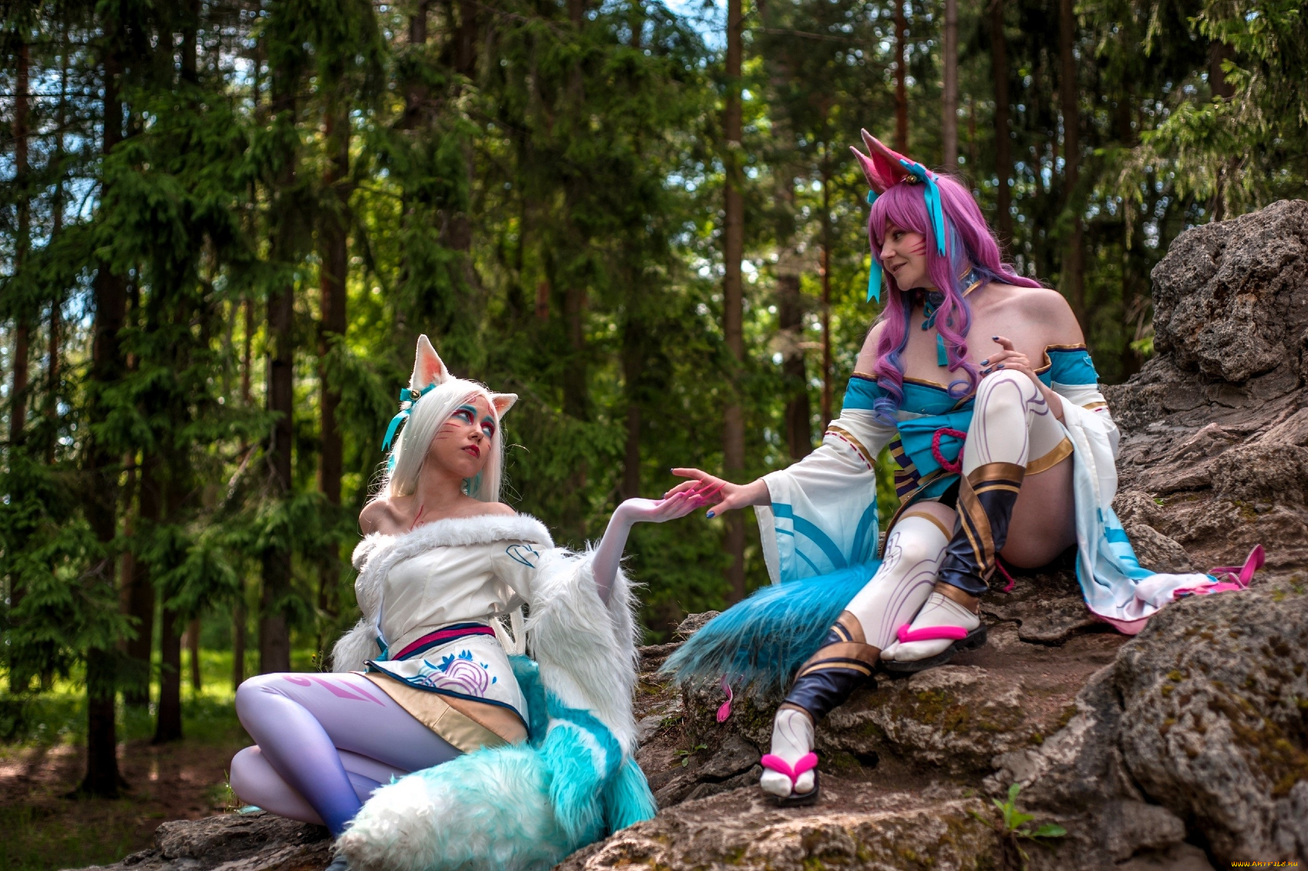 марго, гречневикова-александрова, девушки, -, креатив, , косплей, костюмы, образы, скала, лес