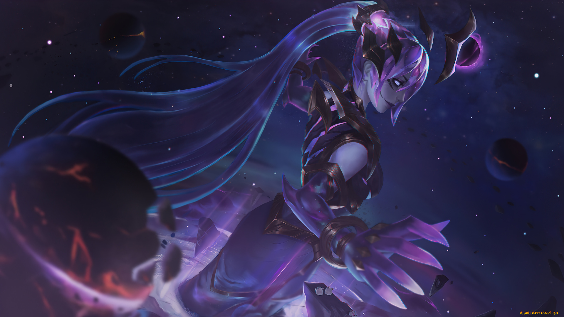 видео, игры, league, of, legends, девушка