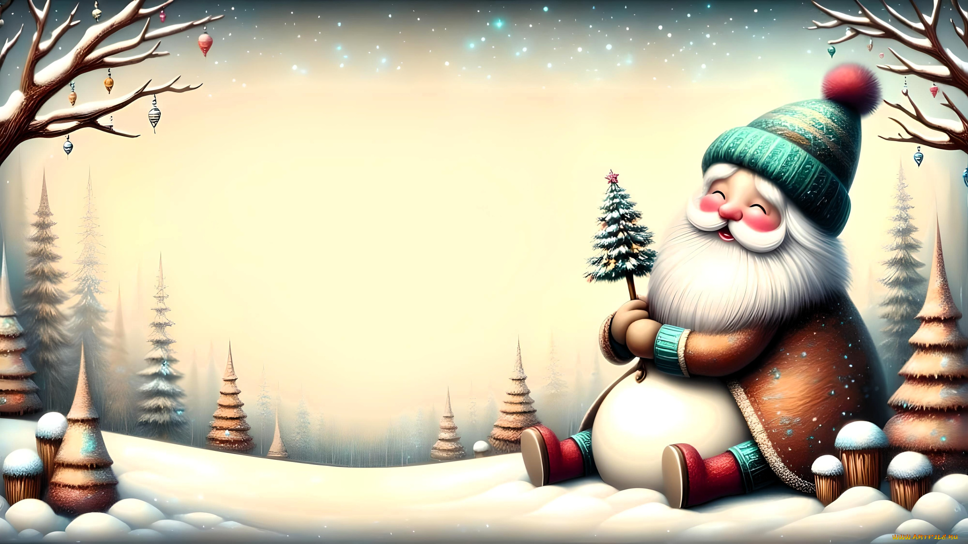 праздничные, дед, мороз, , санта, клаус, дед, мороз, шапка, ёлки, снег