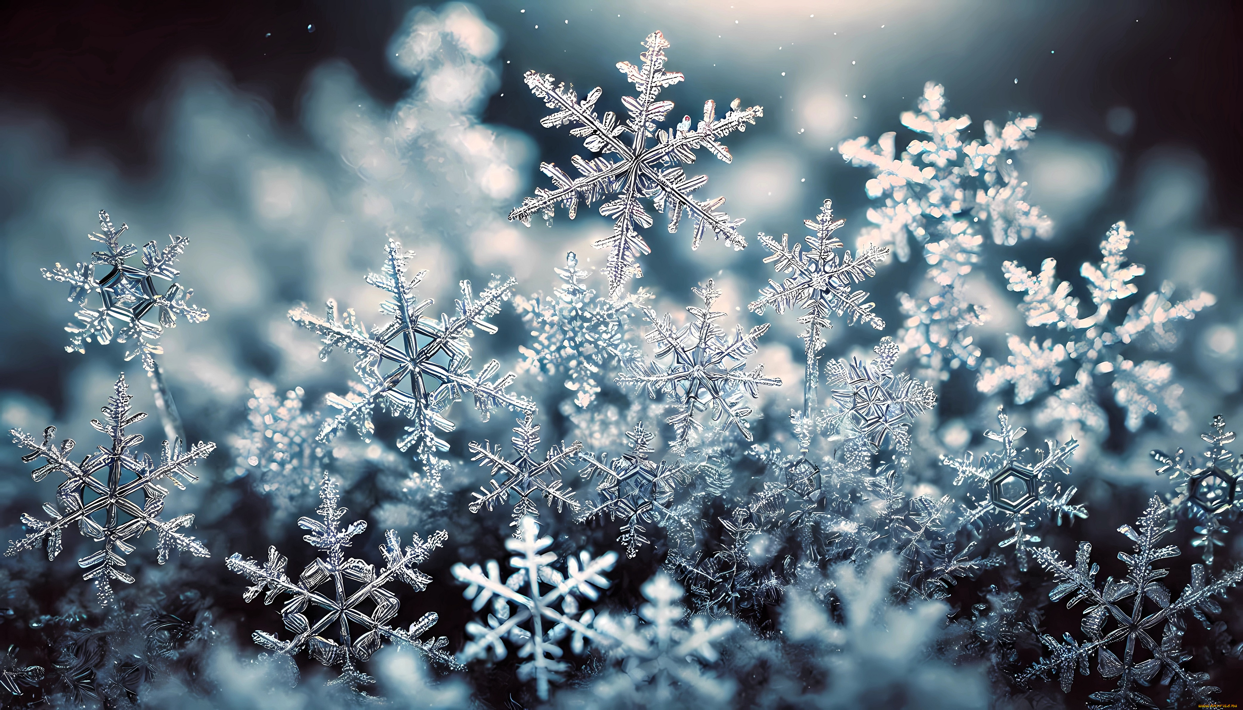 праздничные, снежинки, и, звёздочки, снежинки