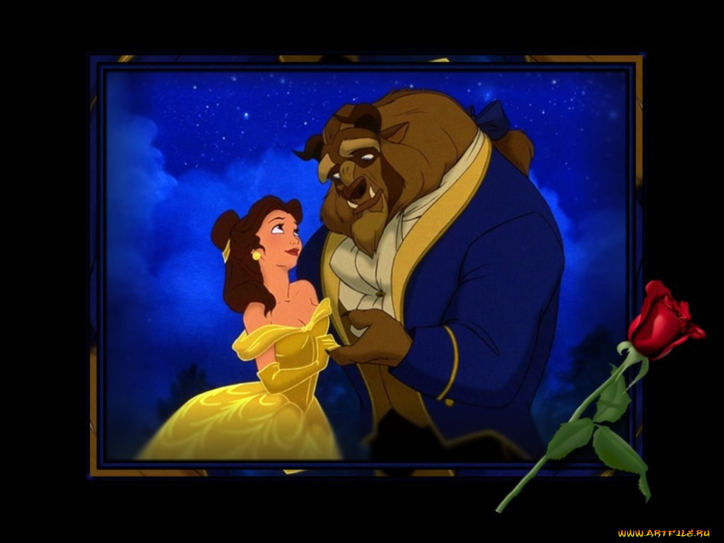 мультфильмы, beauty, and, the, beast