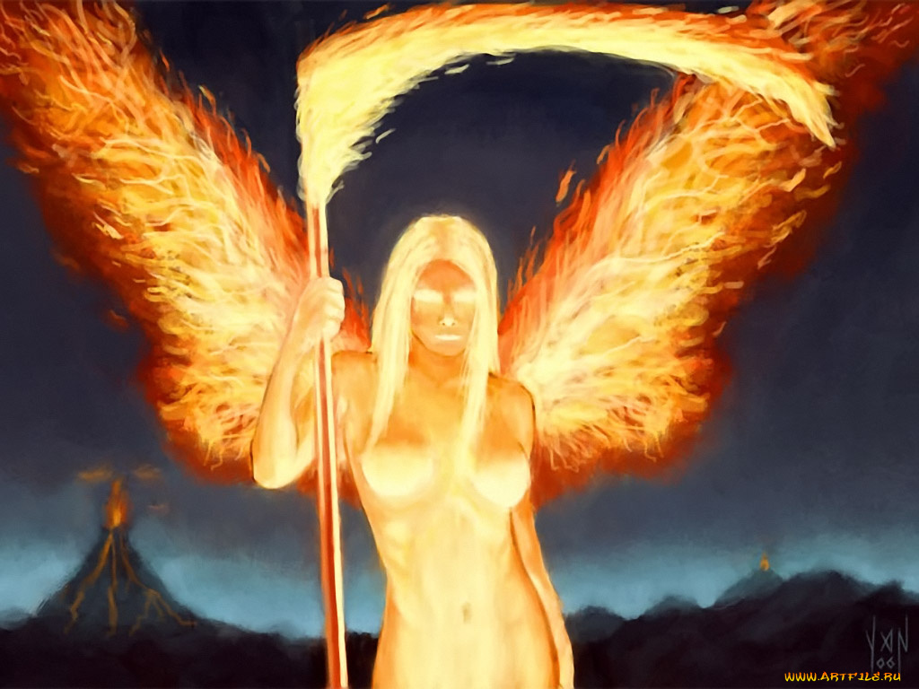 рисунки, конкурса, ice, and, fire, фэнтези, демоны