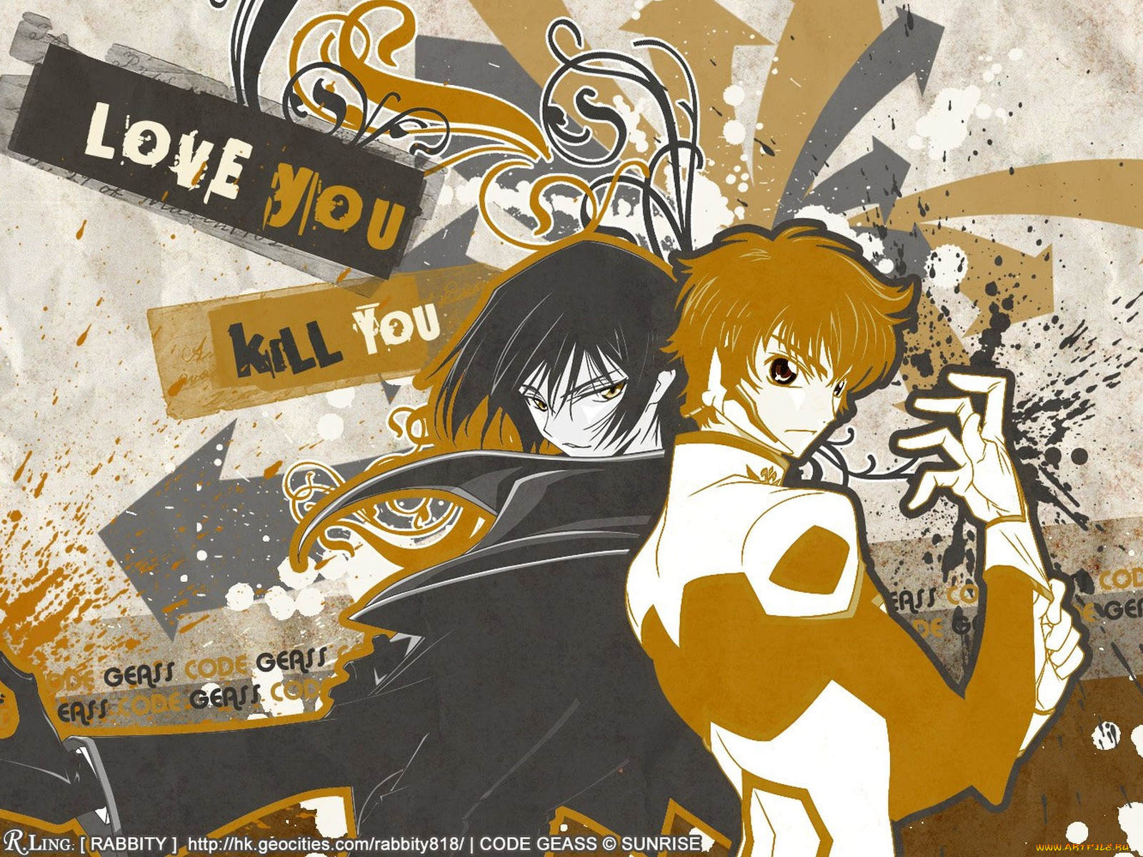 аниме, code, geass