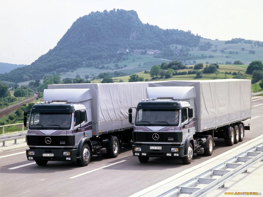 автомобили, mercedes, trucks