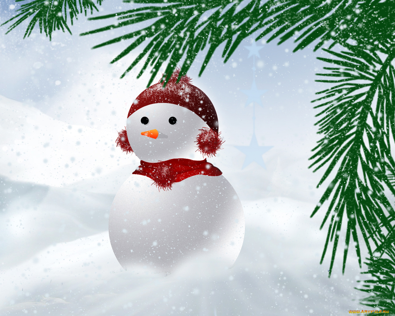 праздничные, векторная, графика, новый, год