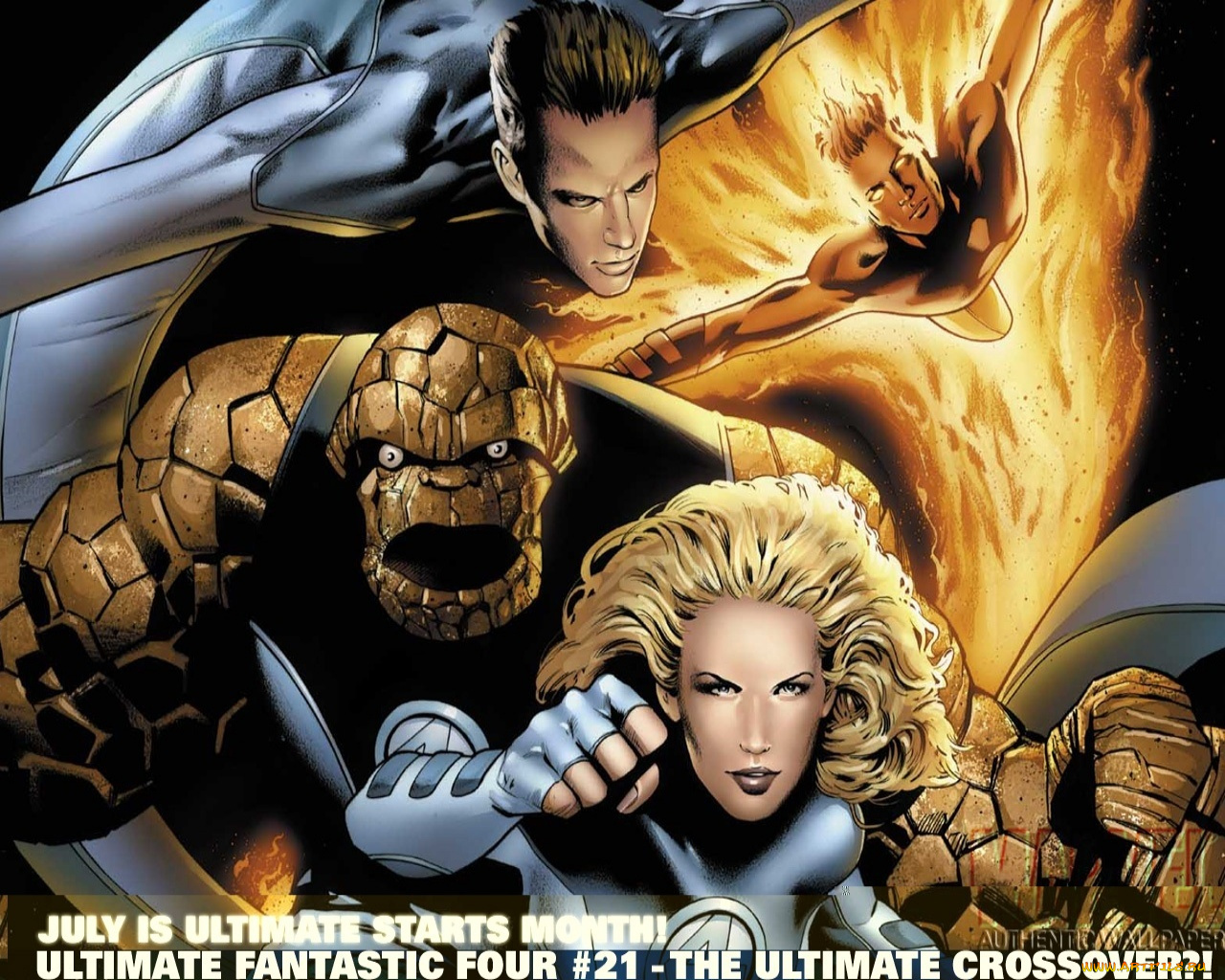 fantastic, four, рисованные, комиксы