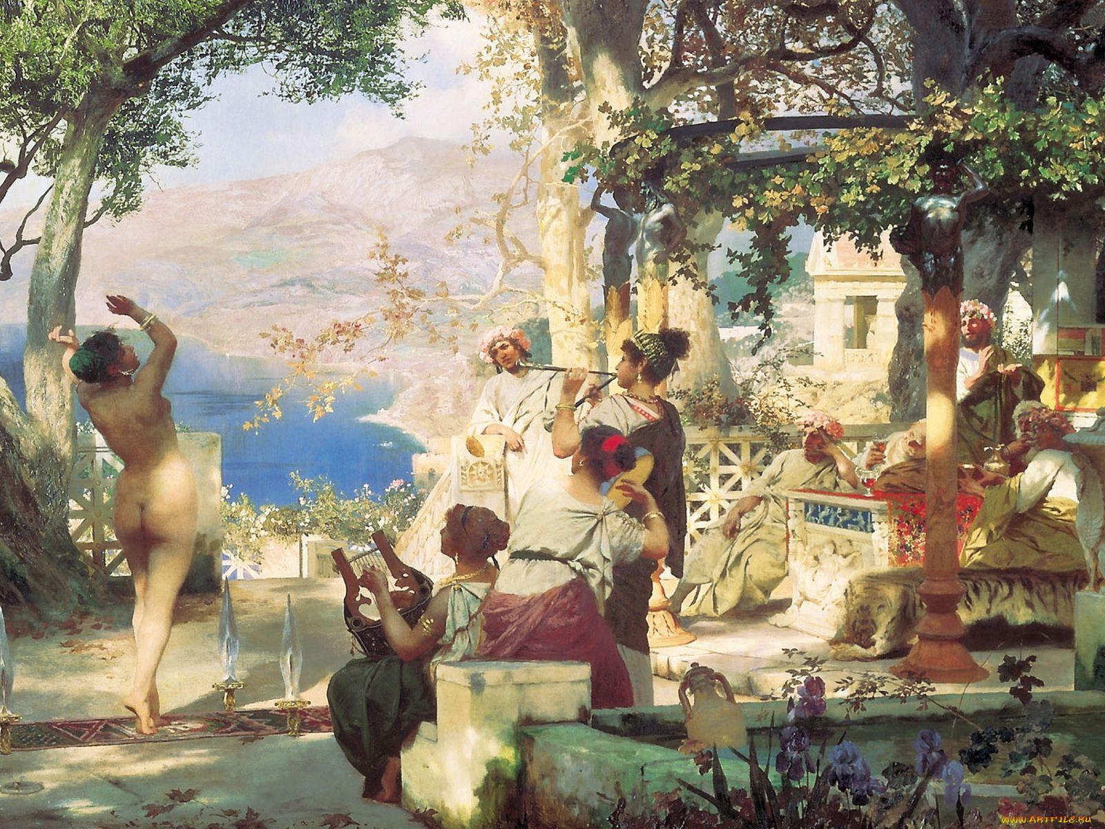 генрих, семирадский, рисованные