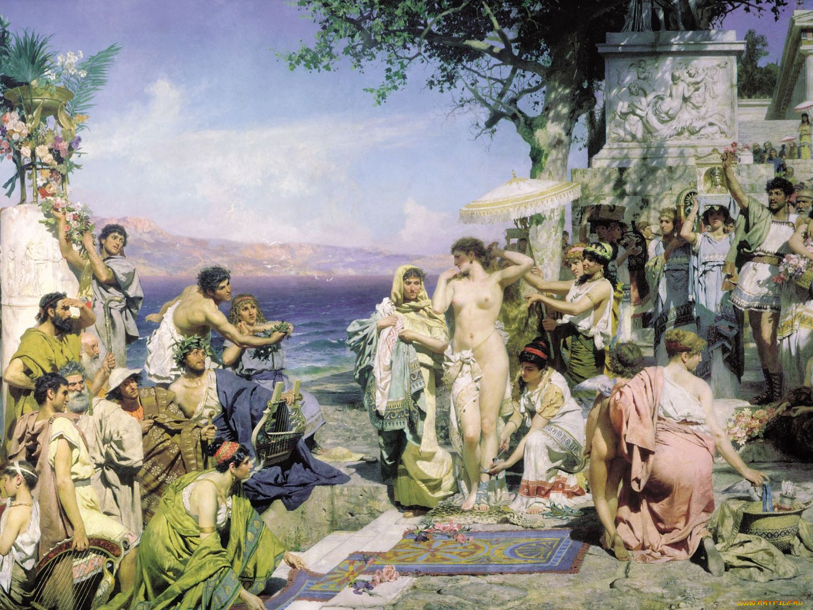 генрих, семирадский, рисованные