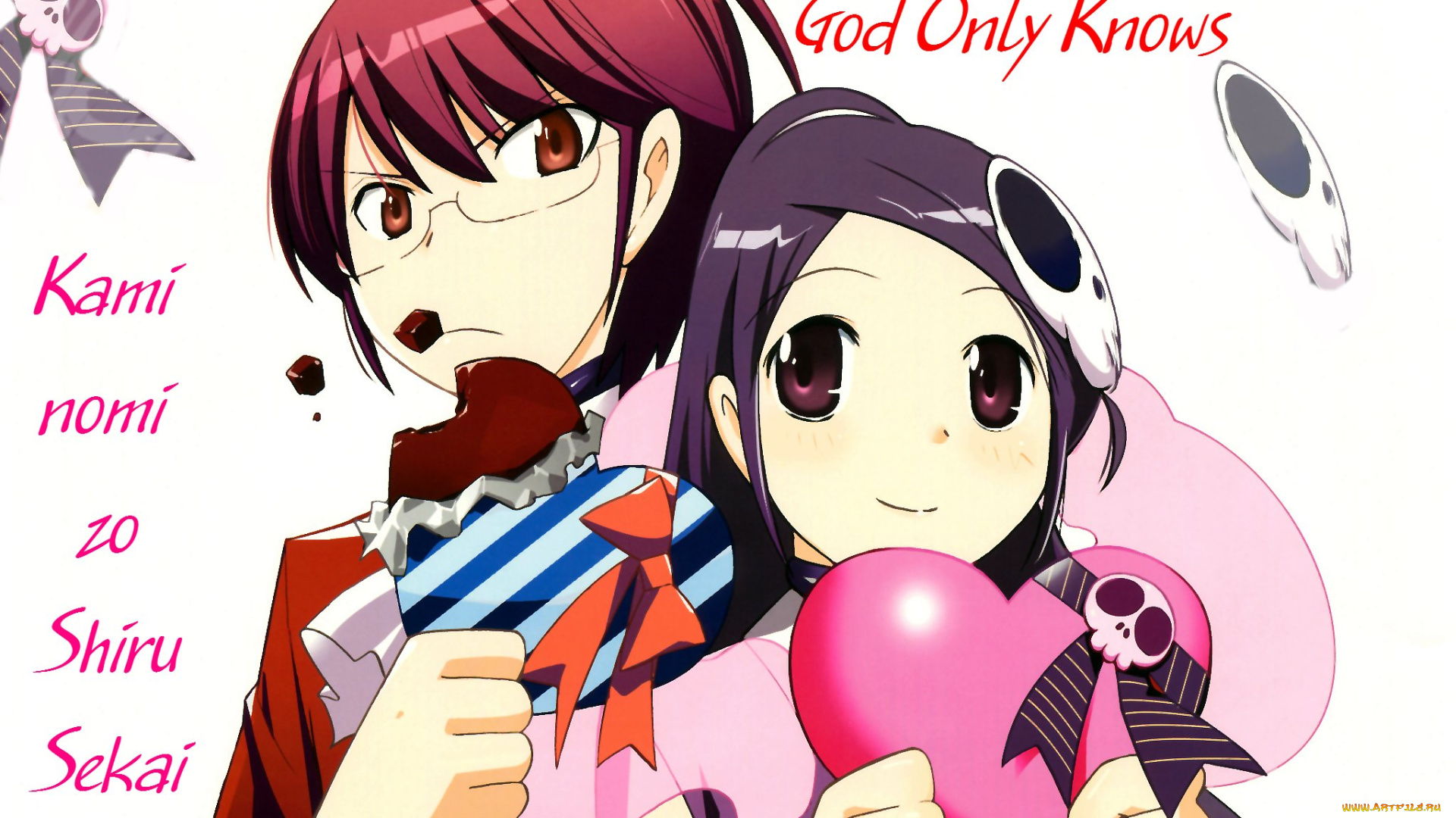аниме, kami, nomi, zo, shiru, sekai