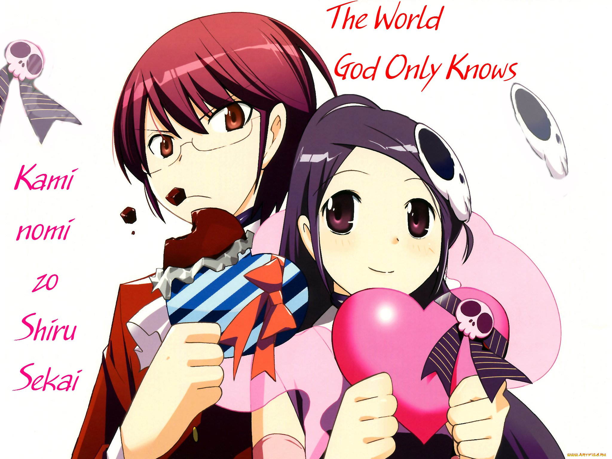аниме, kami, nomi, zo, shiru, sekai