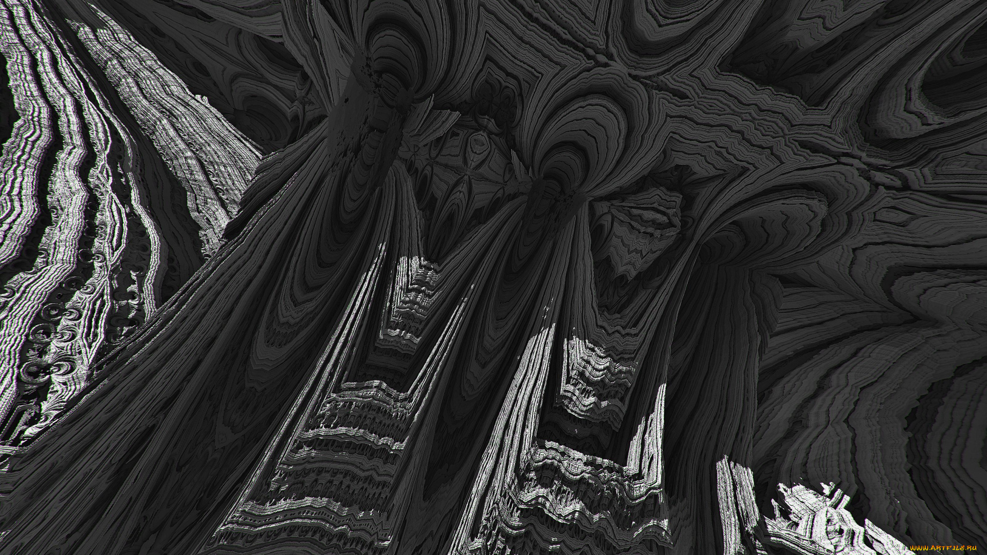 3д, графика, fractal, фракталы, фрактал, фон, узор