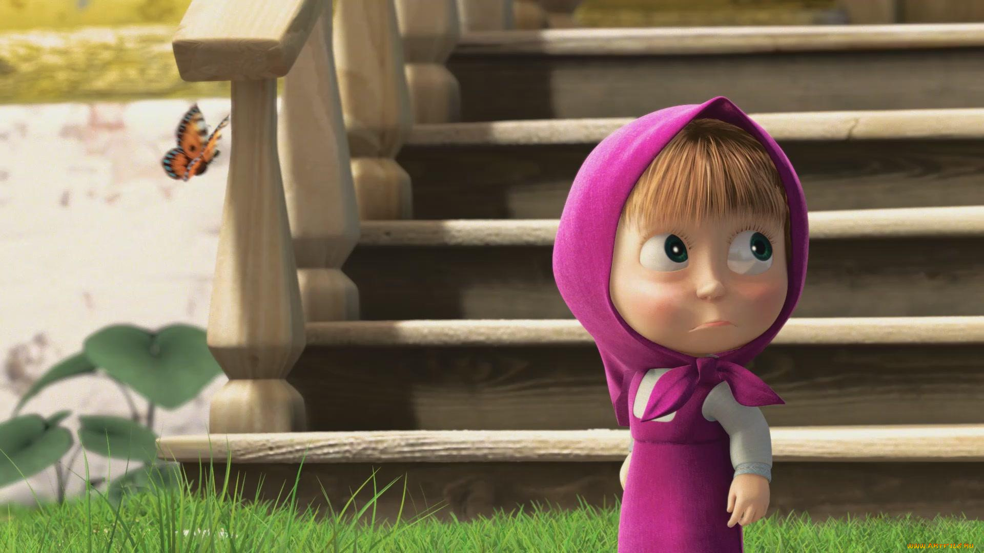 мультфильмы, маша, медведь