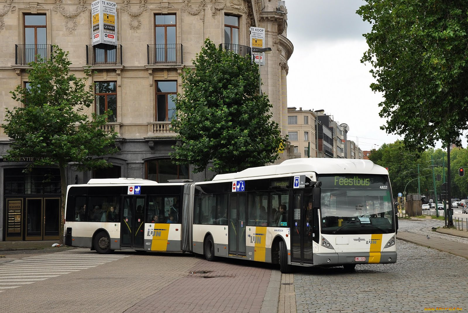 автомобили, автобусы, дорога, автобус