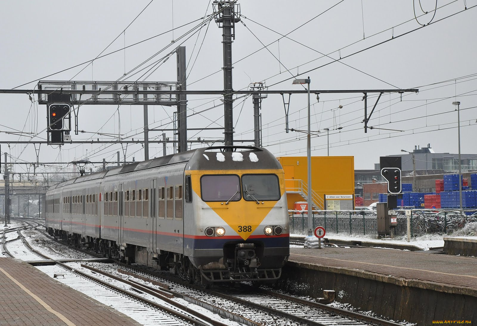 техника, электрички, поезд, рельсы