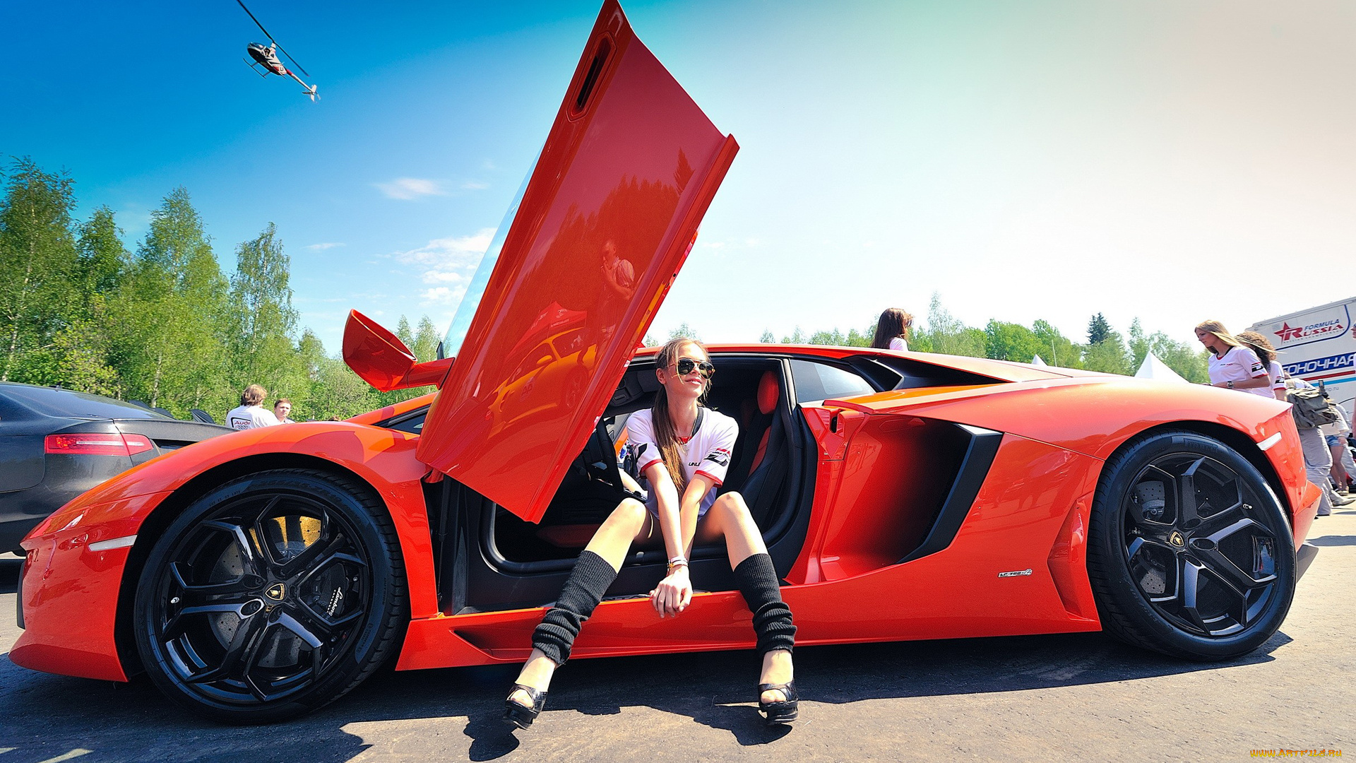 автомобили, авто, девушками, lamorghini, ambo, hot, girl