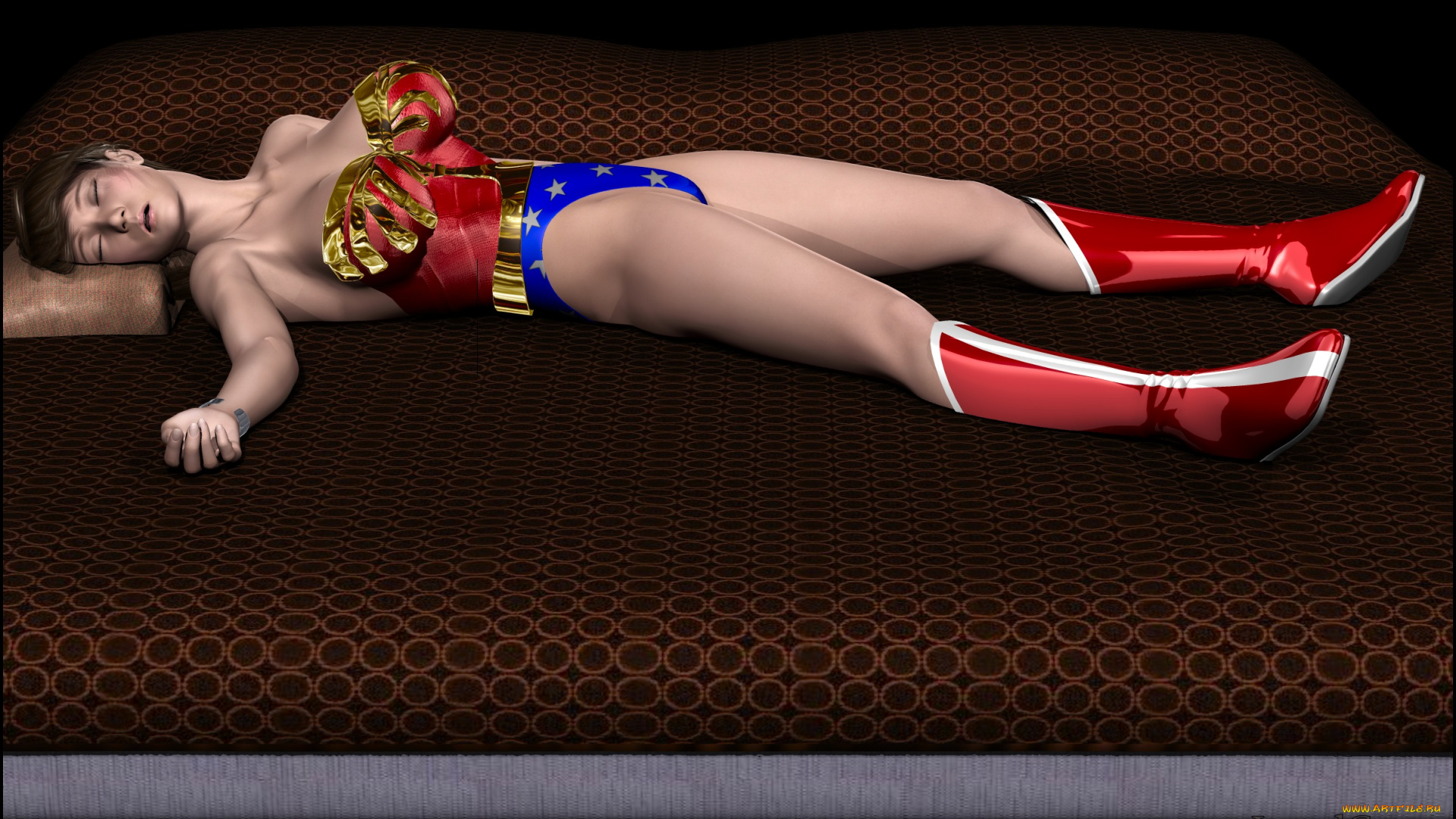 3д, графика, fantasy, , фантазия, lordsnot, девушка, лежир