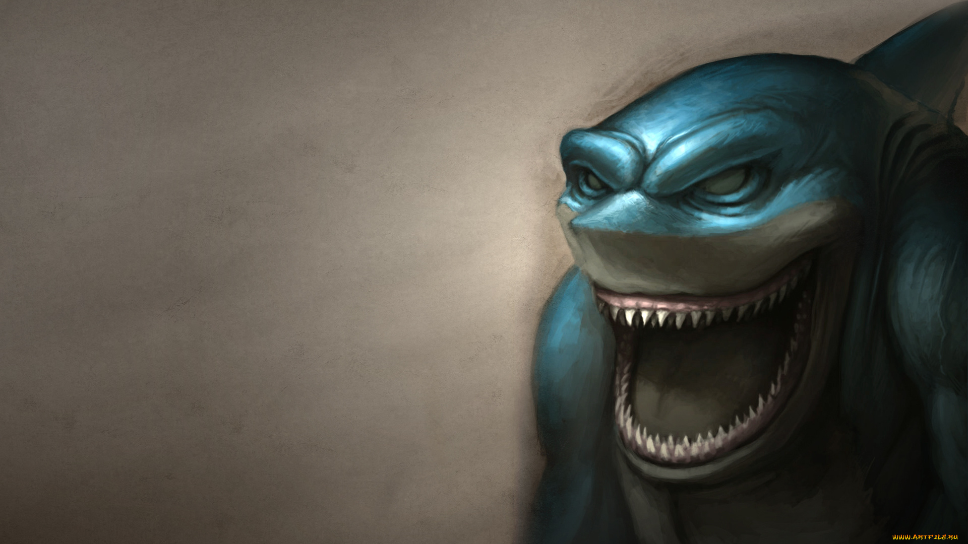 акула, мутант, фэнтези, существа, человек, мутант, акула