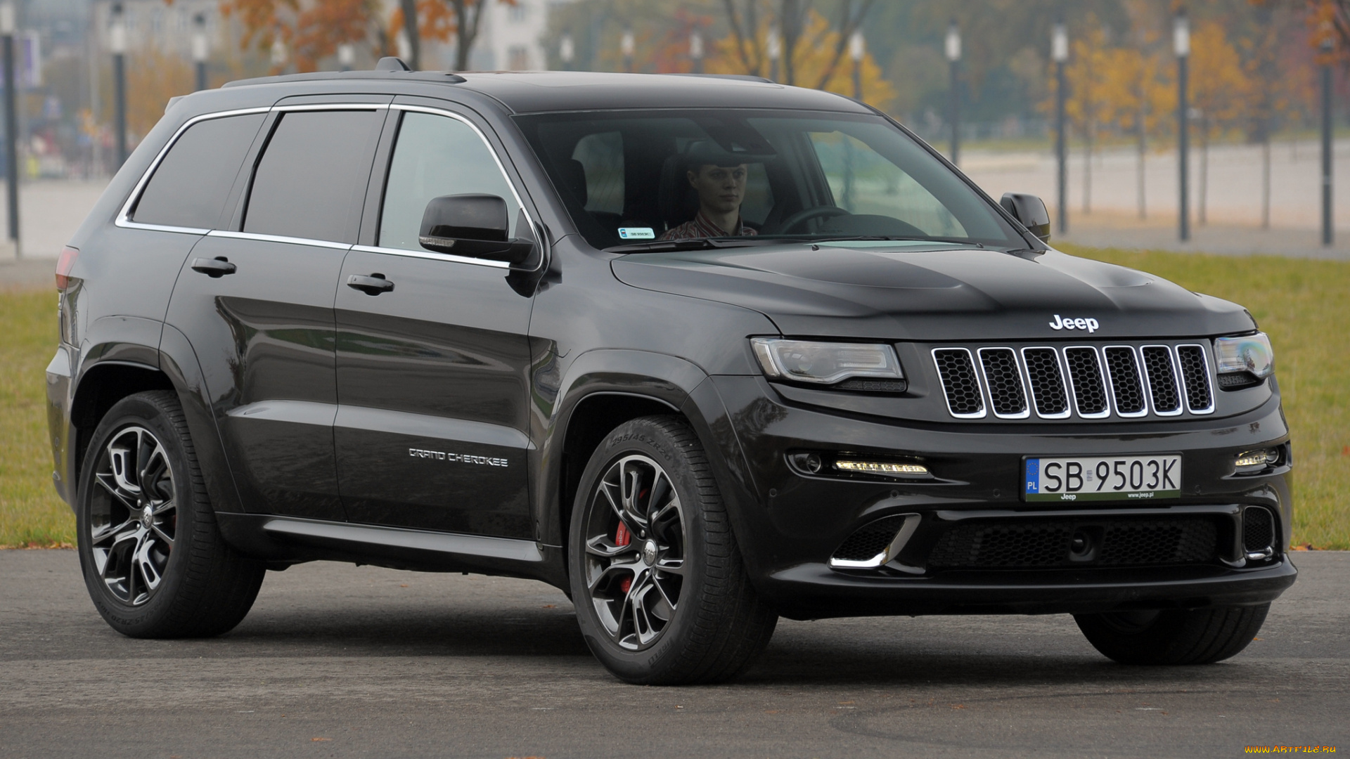 автомобили, jeep, srt, cherokee, grand, темный, eu-spec