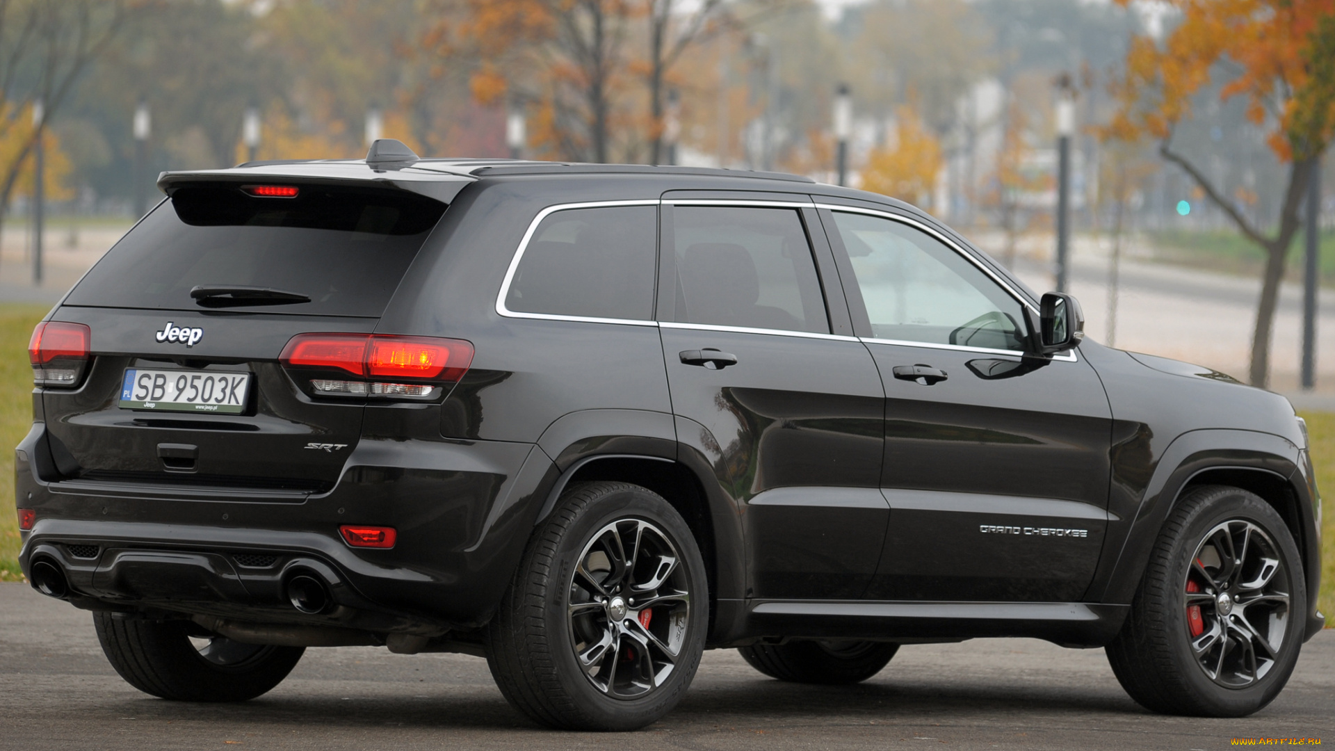 автомобили, jeep, темный, eu-spec, srt, cherokee, grand