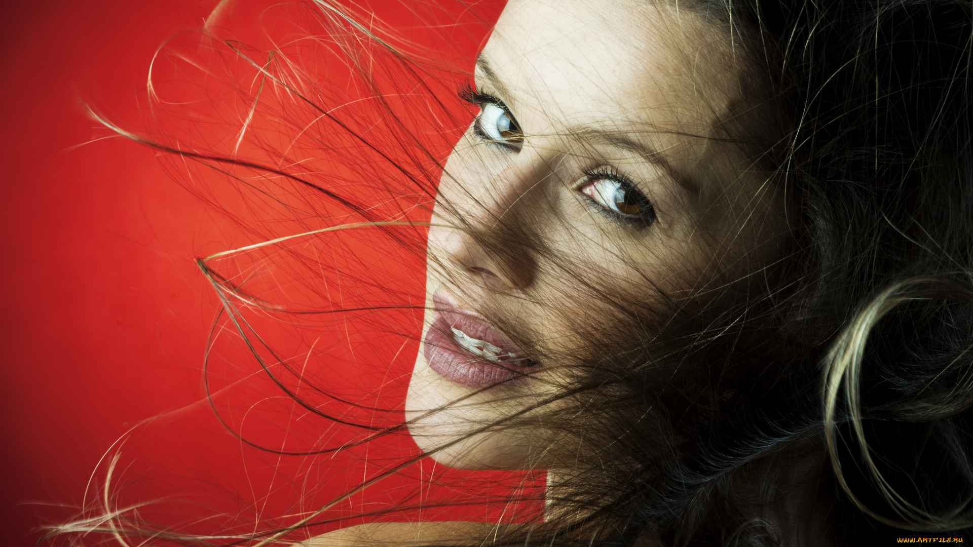 девушки, -unsort, , лица, , портреты, волосы