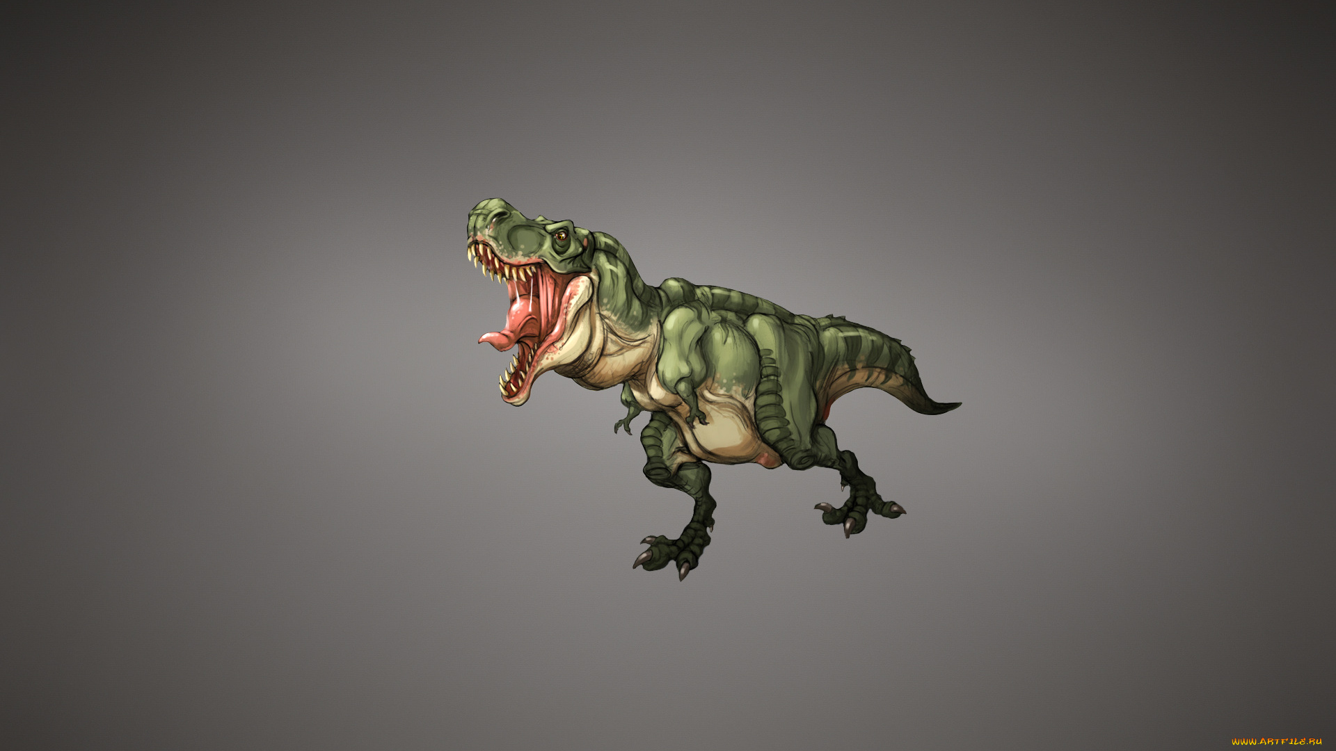 динозавр, рисованные, животные, , доисторические, хищник, dinosaur