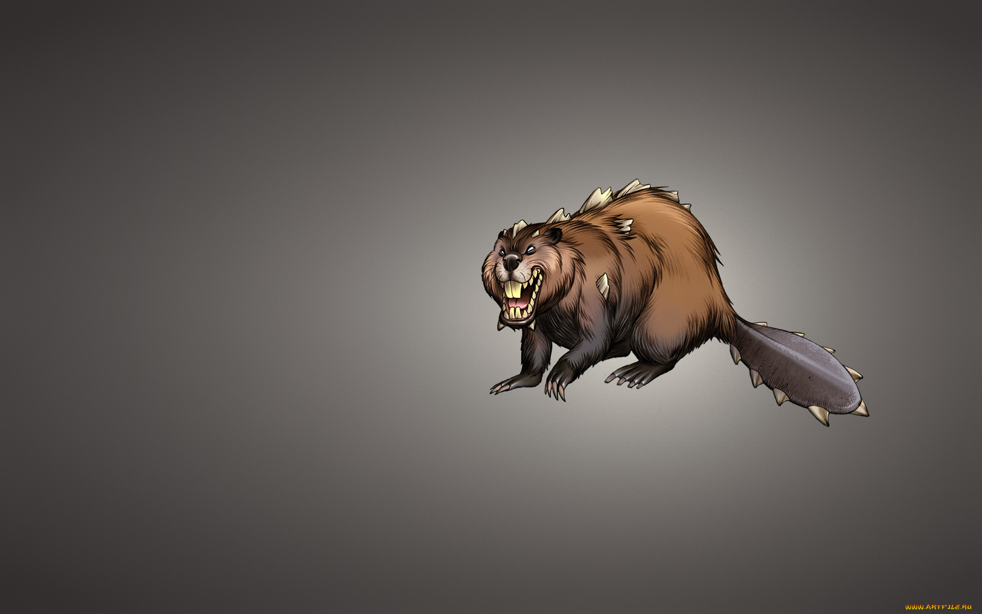 бобер, мутант, рисованные, минимализм, бобёр, мутант, бобер