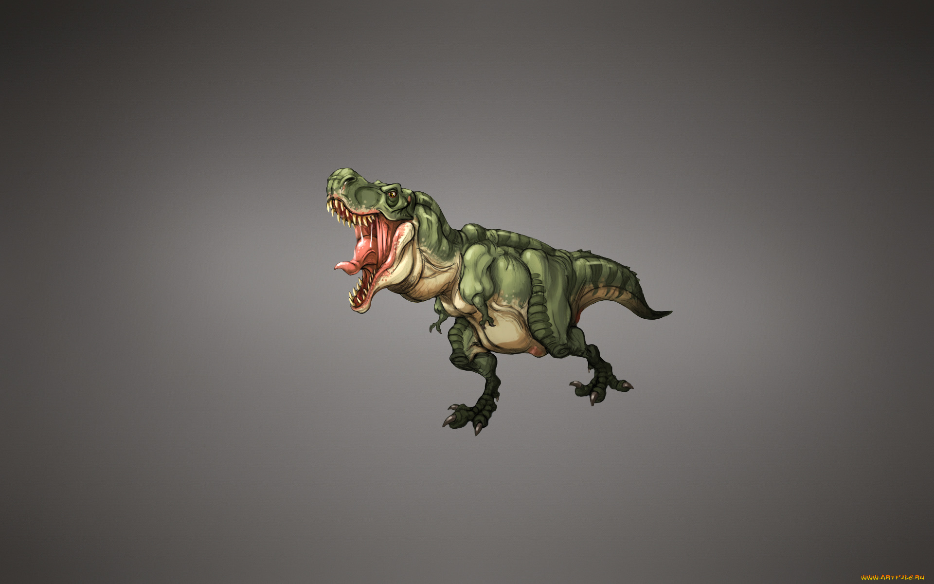 динозавр, рисованные, животные, , доисторические, хищник, dinosaur