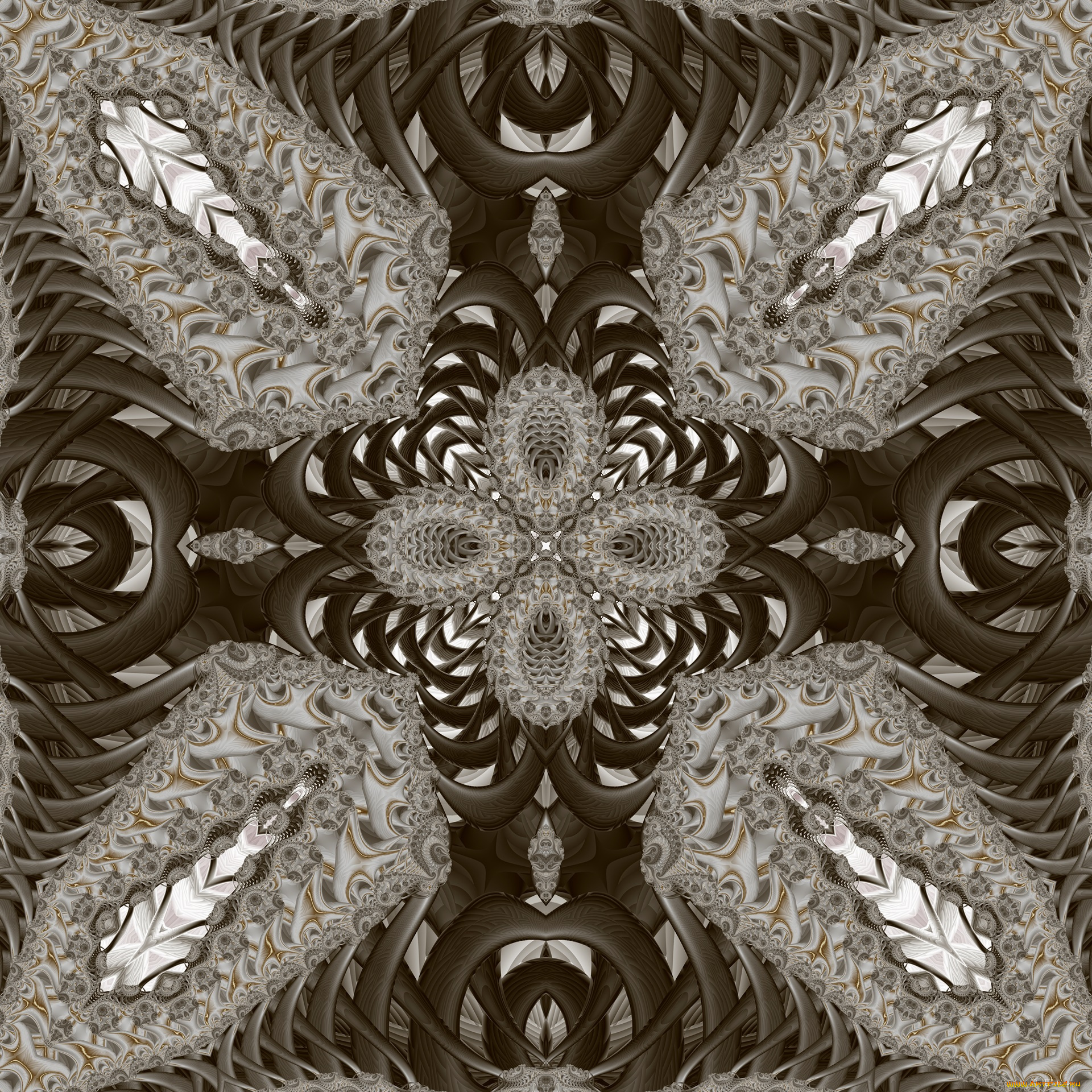 3д, графика, fractal, , фракталы, узор, цвета, фон