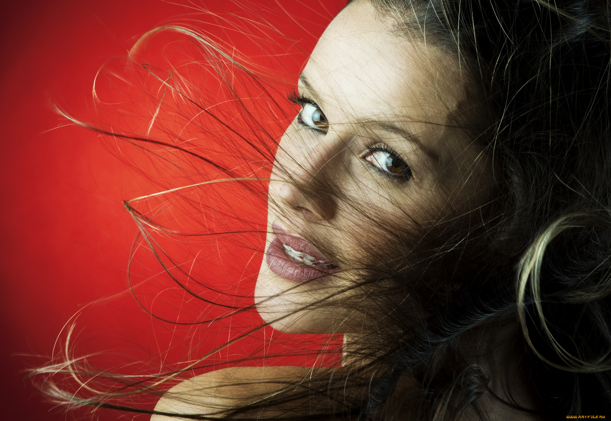 девушки, -unsort, , лица, , портреты, волосы