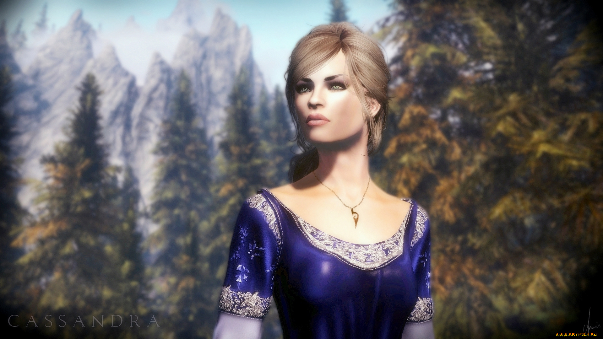 3д, графика, фантазия, , fantasy, девушка, фон, взгляд