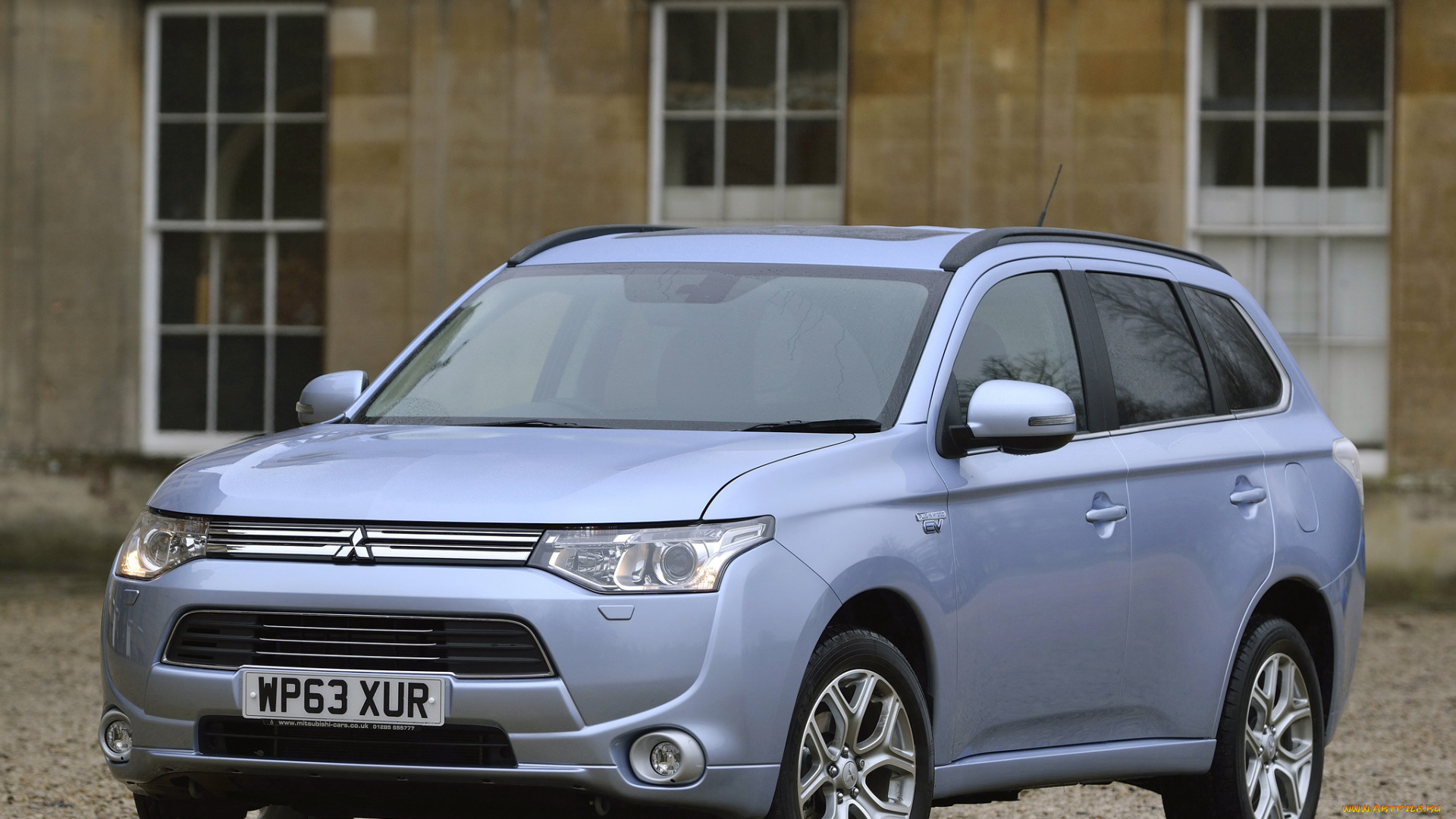автомобили, mitsubishi, 2014г, uk-spec, серый, outlander, phev