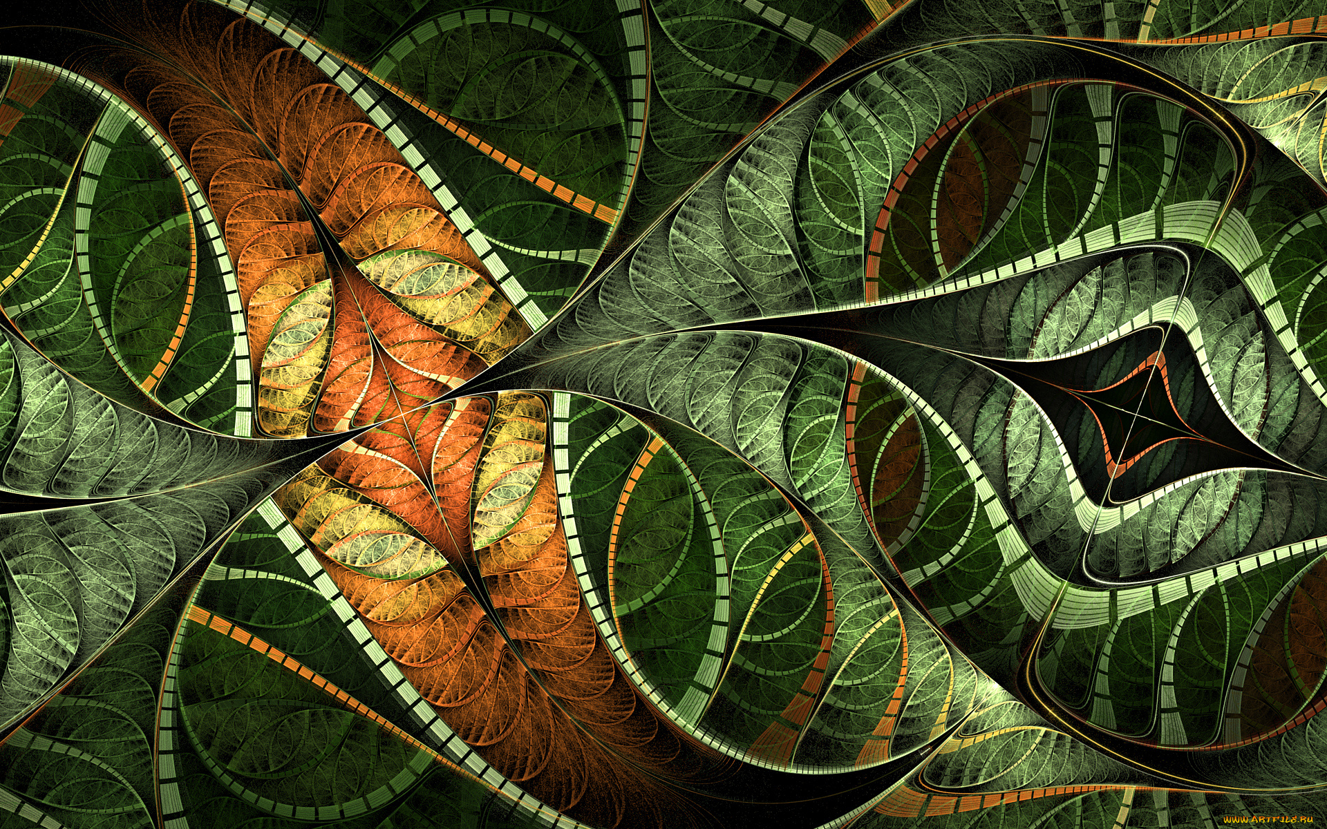 3д, графика, фракталы, , fractal, фон, узор, цвета