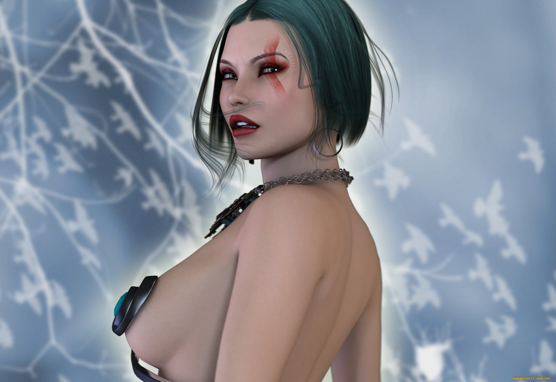 3д, графика, люди, , people, девушка, фон, взгляд