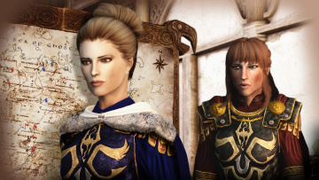 Картинка 3д+графика фантазия+ fantasy мужчина фон взгляд девушка