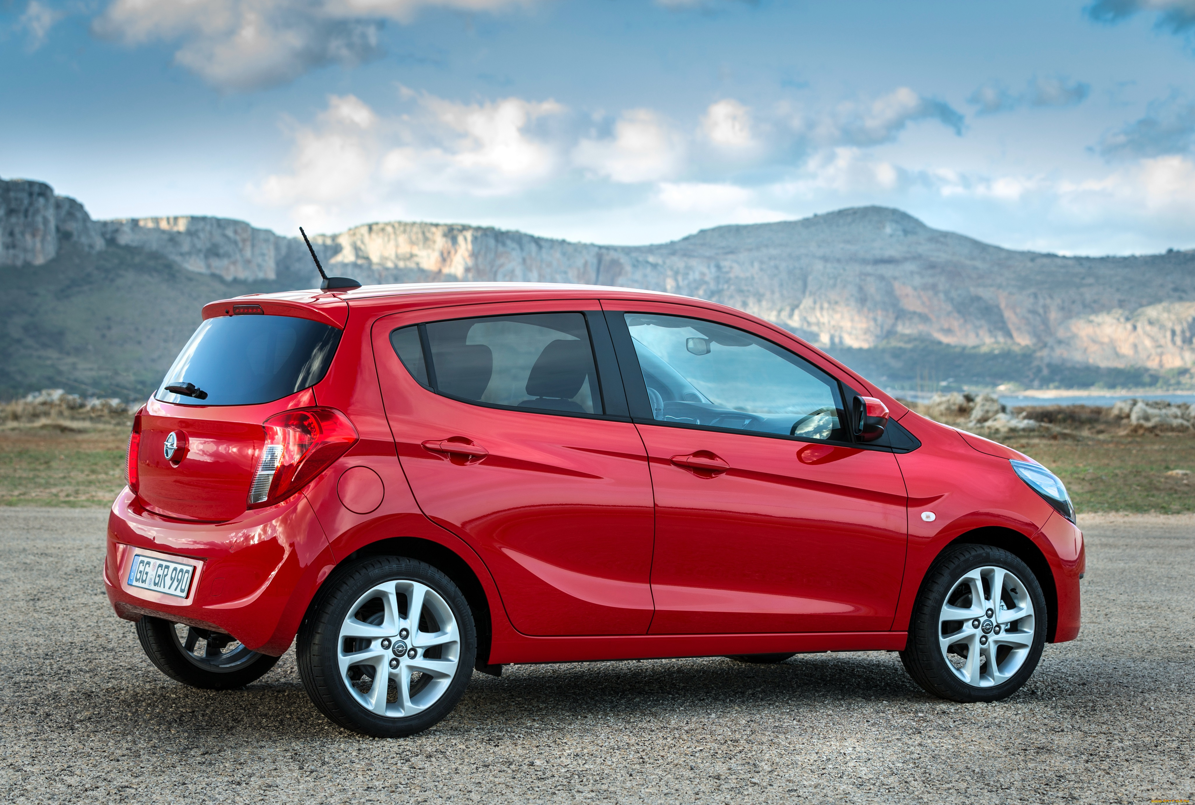 автомобили, opel, красный, karl, 2015г