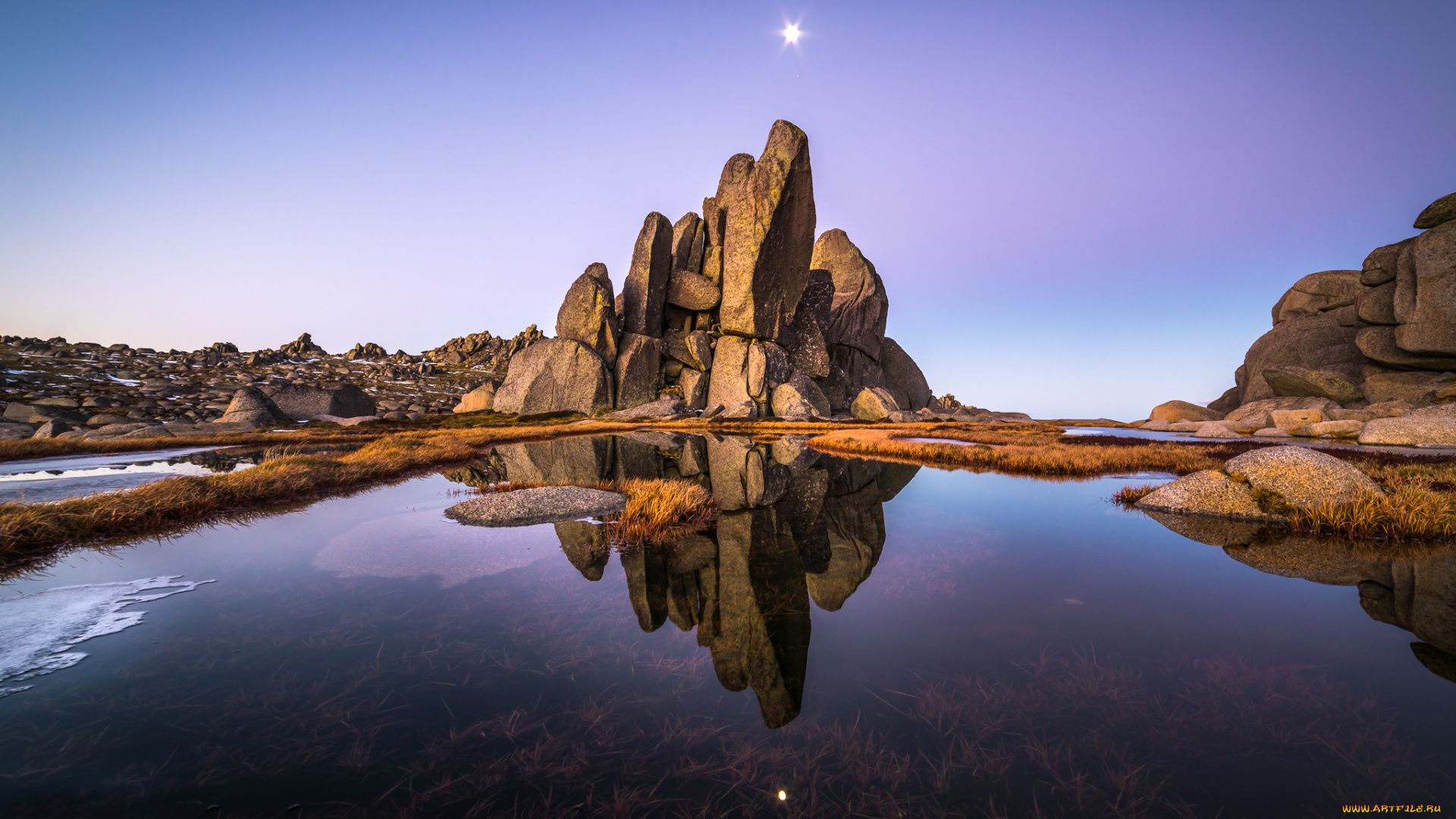 природа, побережье, скалы, залив