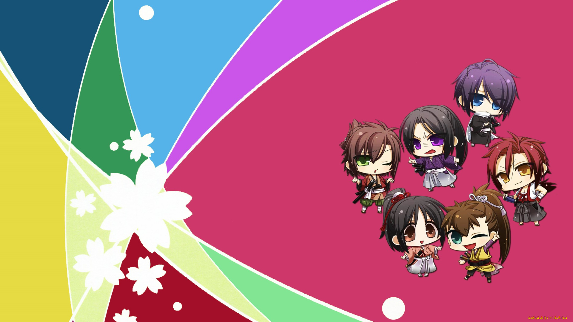 аниме, hakuouki, shinsengumi, kitan