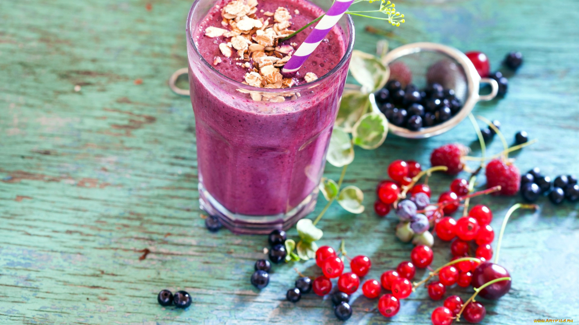 еда, напитки, смузи, ягоды