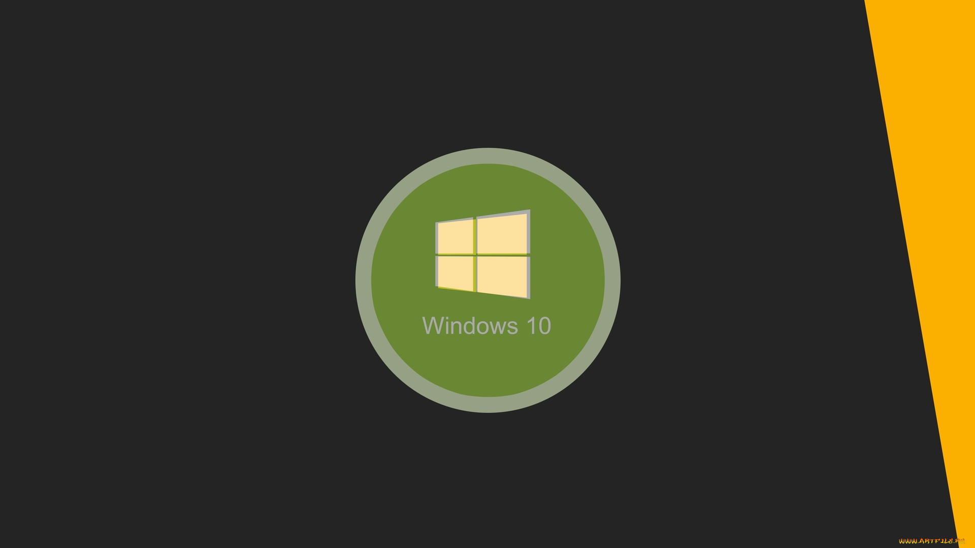 компьютеры, windows, , 10, логотип, фон