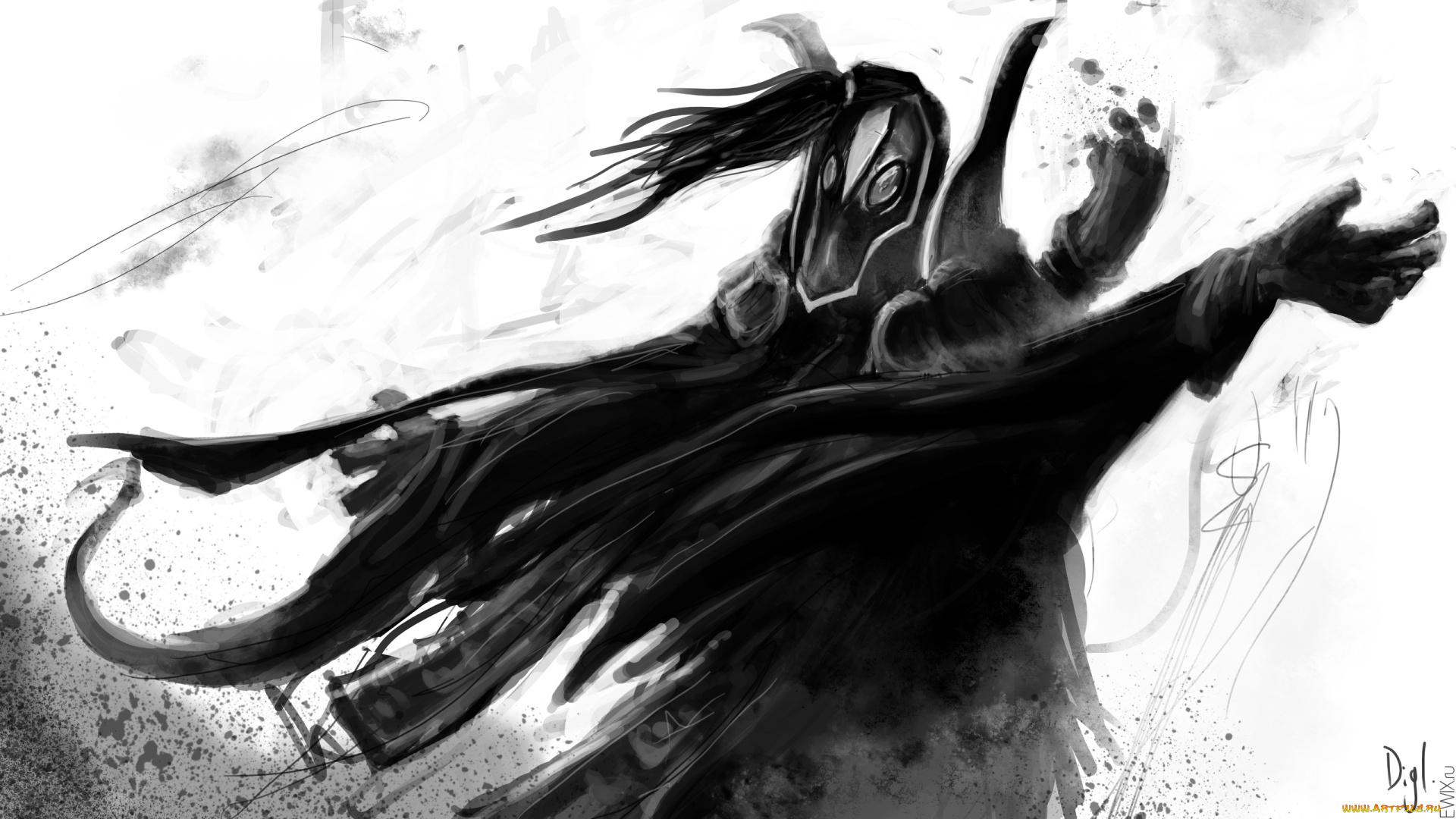 видео, игры, dota, 2, маска, пятна, руки